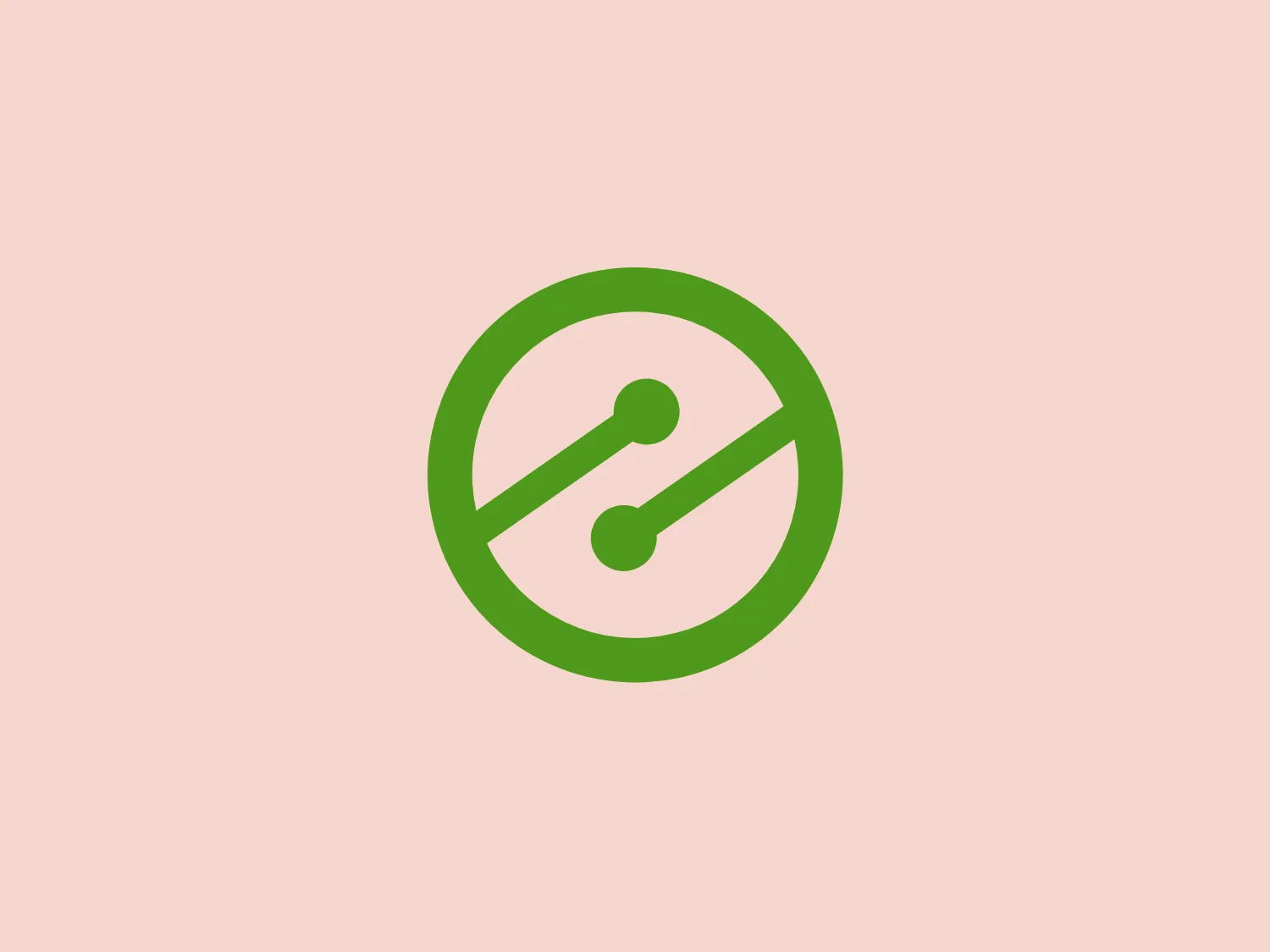 The logo in the image displays a stylized green letter "E" that resembles a circuit or a simplified representation of a molecule with nodes and connections, encapsulated within a circle. The nodes at each end of the "E" are accentuated with solid dots, and the line joining these nodes cuts across the central vertical section of the letter which itself is set at an angle. The hue of green used is vivid and suggests energy, growth, or technology themes. The design is clean, modern, and would be easily scalable across different media. It has a tech-oriented and innovative feel.