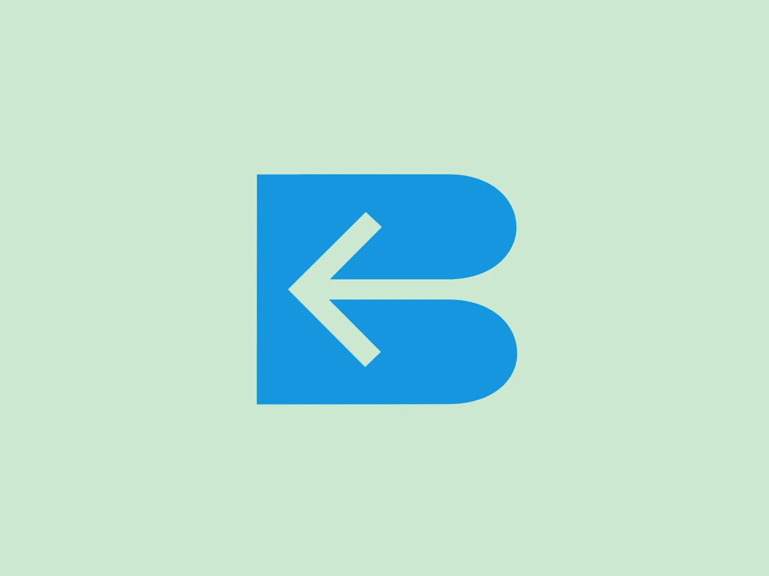 The Bonaire logo is characterized by a stylized letter 'B' created from a solid rounded rectangle and an angular cut-through that resembles a backward-facing arrow or the less-than mathematical symbol ("<"). The primary color is a vibrant shade of blue, evoking a sense of professionalism and trust. The design employs clean and modern aesthetics, favoring boldness and simplicity, with a clever use of negative space to incorporate the arrow, resulting in a dynamic and forward-moving feel.