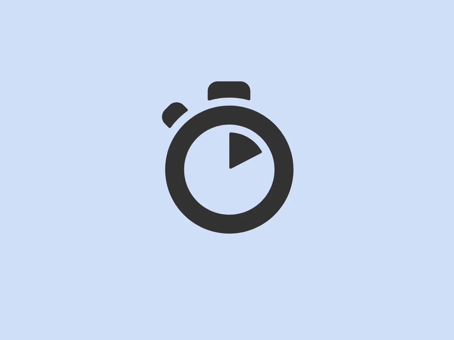 The Algolia logo is a stylized depiction of a stopwatch. It features a circular outline representing the stopwatch body and a smaller circle with a pie-shaped cutout to indicate time measurement. The bold, flat blue color and absence of gradients or shading give it a modern, clean look. The design's simplicity allows for versatility, and the cutout in the smaller circle cleverly suggests the passage of time.