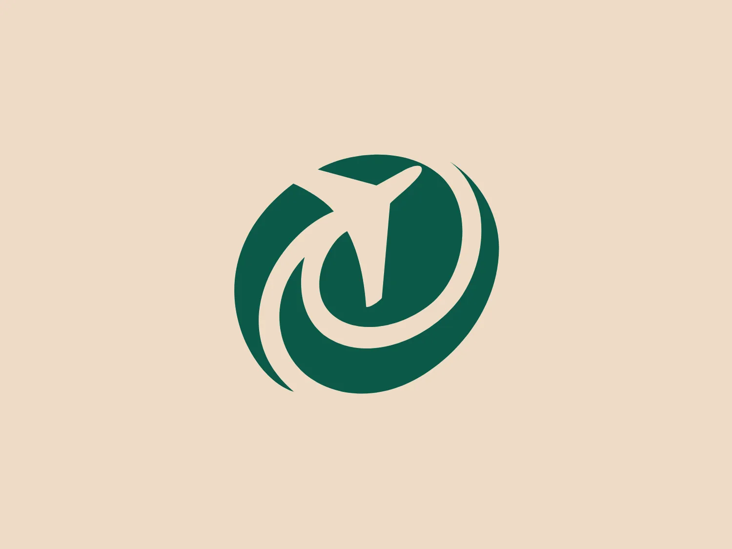 The logo for Emerald Airlines features a sleek, minimalist representation of a bird, possibly a phoenix or an eagle. Crafted with smooth, flowing lines in a monochromatic dark teal color, the design exudes professionalism and sophistication. Reflecting themes of rebirth, progress, and high performance, the logo symbolizes fluidity and forward motion, making it an ideal choice for a modern, dynamic airline brand.