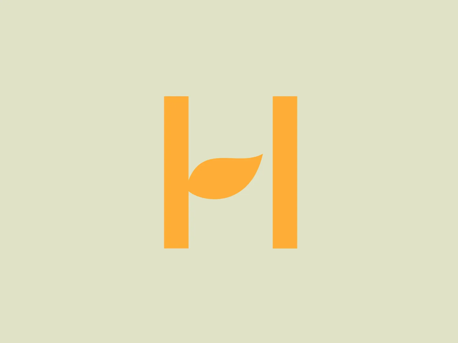 The Humber Forest logo presents a sleek and contemporary design, with the lowercase letter 'h' in a striking sans-serif font, adorned in a vibrant yellow-orange hue. The letter 'h' integrates an abstract leaf shape at its center, conveying a sense of upward growth and eco-friendliness. This creative fusion of geometric and organic elements reflects the brand's commitment to nature, sustainability, and health. The minimalist style ensures versatility and easy recognition.