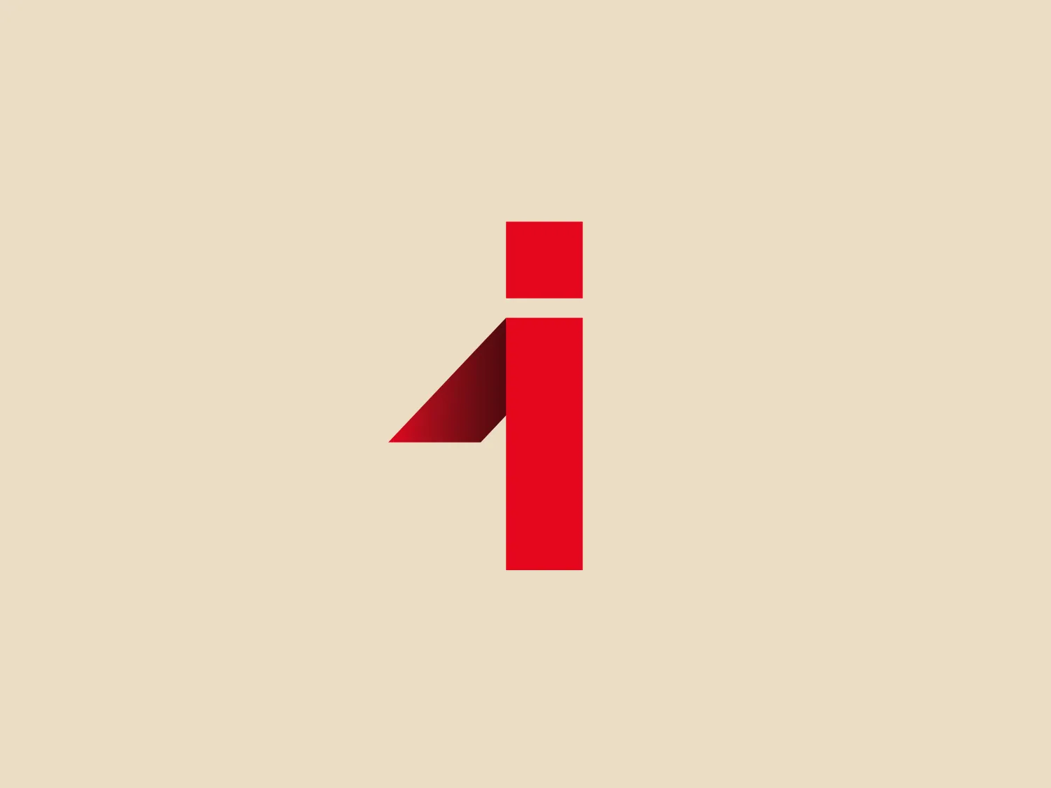 The IKB logo displays an abstract design with clean, geometric shapes forming a stylized letter "K". It is composed of a tall, red rectangle positioned vertically, a smaller red square placed on top of the rectangle's upper end, and a thin red triangle protruding from the rectangle's midsection towards the left, creating a sense of forward motion or progress. The bold, flat red color enhances the logo's modern and simplistic aesthetic, making it striking and easily identifiable. The shapes are aligned in a way that balances the design while also suggesting stability and structure.