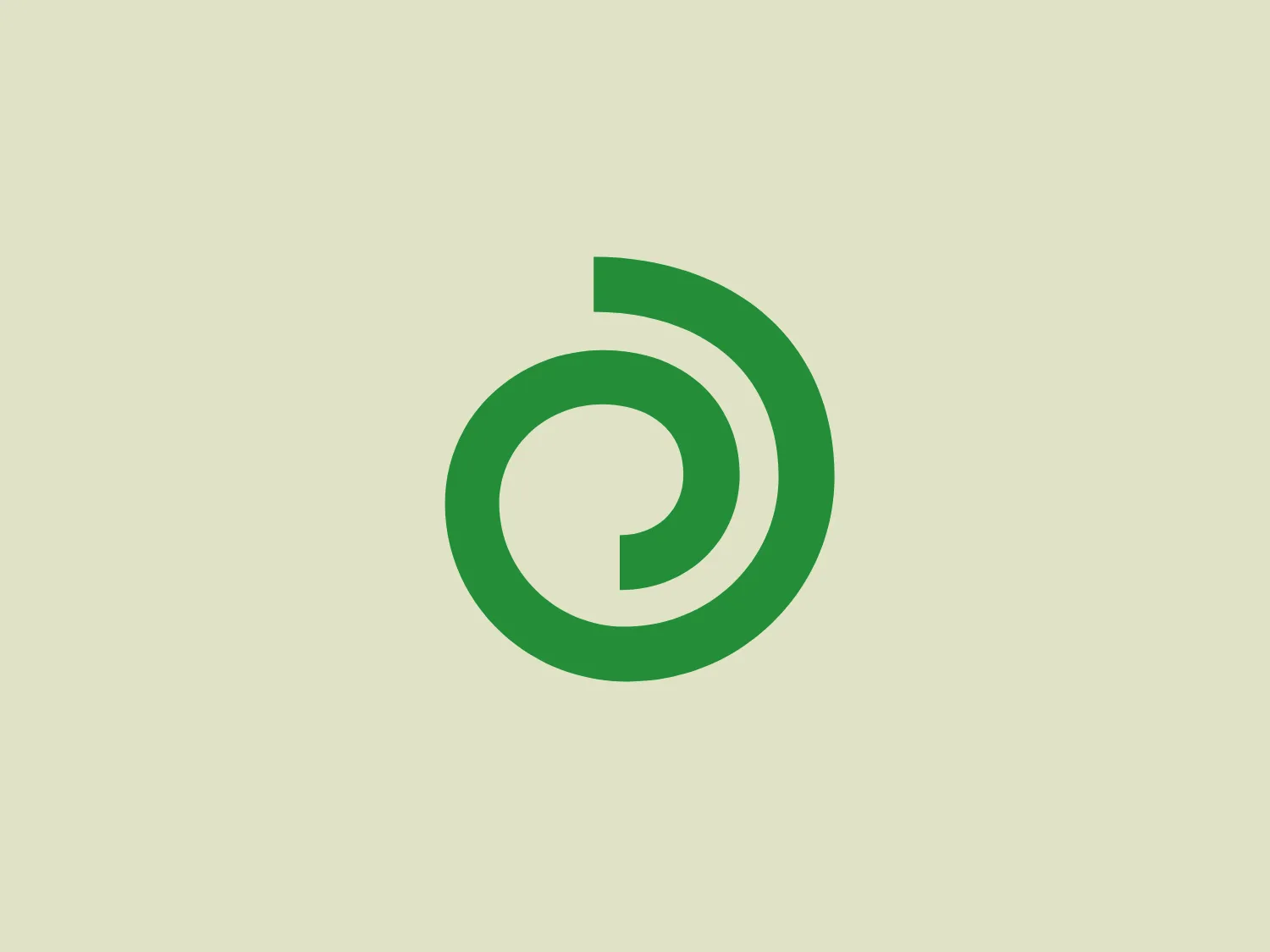 The Adzuna logo depicts a stylized, abstract mark with two curved elements forming a circular, spiraling effect. The elements vary in width and are smoothly connected, creating a dynamic and modern look. The logo utilizes a single shade of vivid green, giving it a fresh and energetic feel. Its simplicity makes it versatile and easily recognizable.