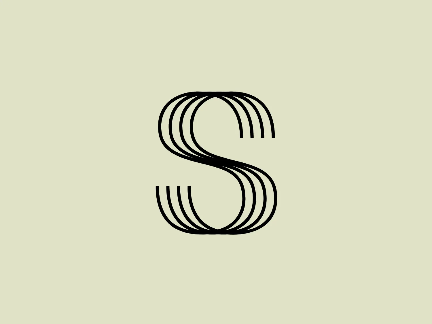 The logo for Fondazione Walter Stauffer features a stylized letter 'S' composed of five vertical, parallel lines that curve to form the shape of the letter. The lines vary in thickness, creating a visual gradient and giving the logotype a dynamic and modern 3D effect. The logo is monochromatic, with the lines in black against a white background. This minimalistic design can suggest elegance and professionalism, and its simplicity in color makes it versatile for various applications. Considering the monochromatic nature of the logo, a subtle background color would complement it well.
