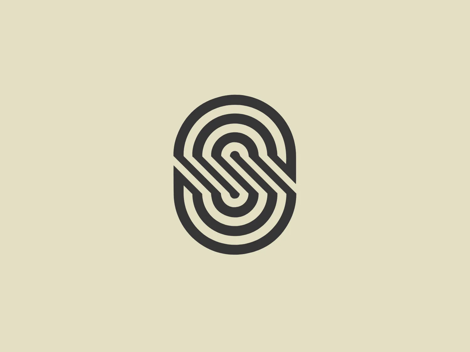 The Serena Hotels logo features a stylized, abstract continuous line forming a unique, intricate pattern reminiscent of intertwined loops or a maze. The vibrant orange-red color makes it eye-catching and bold, while its minimalist aesthetic suggests modernity and sophistication.