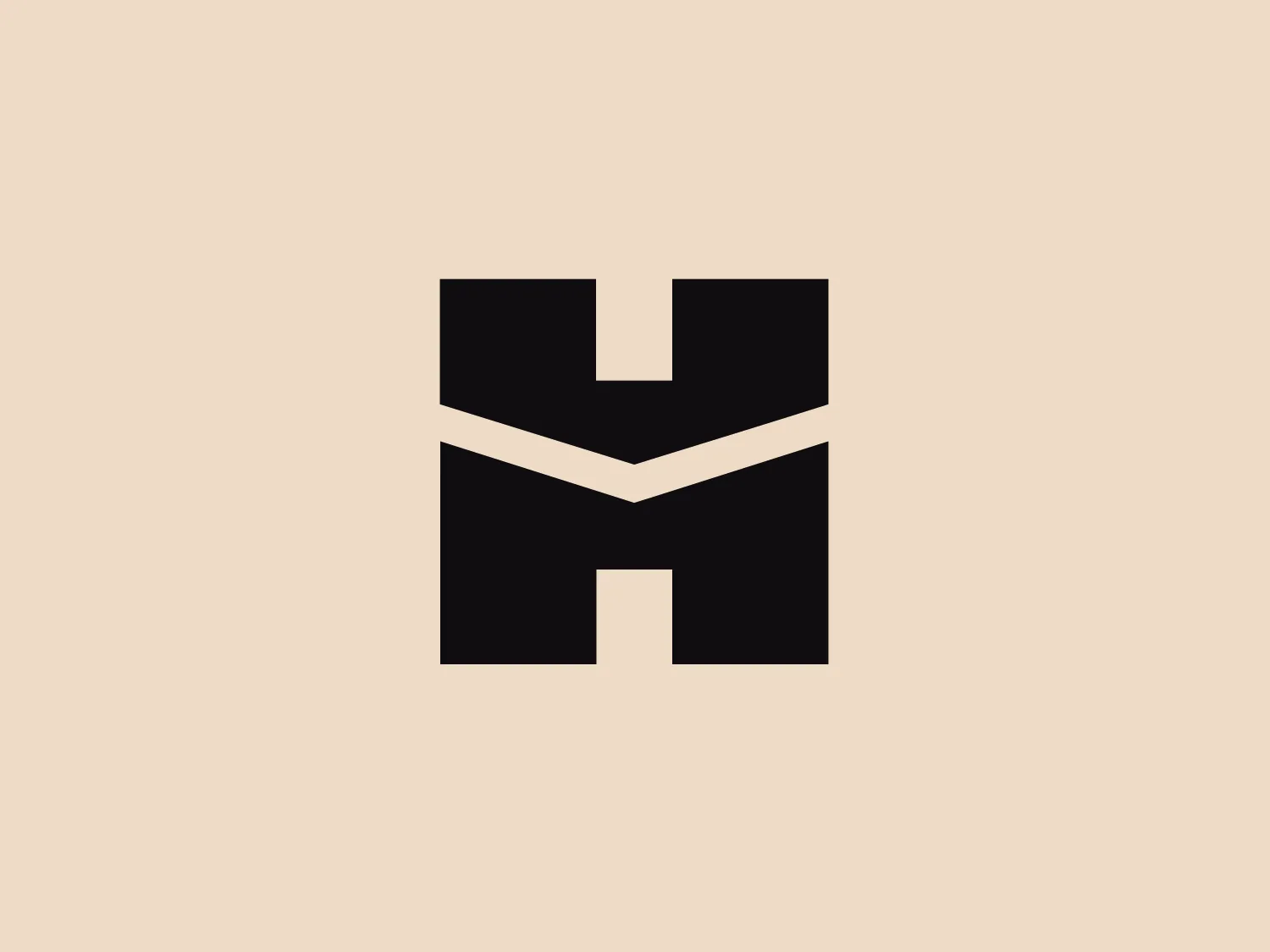 The logo for Hifiman showcases a bold and symmetric design with black shapes against a white backdrop. It portrays the company's initial "H" through interconnected vertical bars and a distinctive V-shaped line. The modern and minimalist aesthetics, characterized by clean lines and sharp angles, exude professionalism and solidity. The clever use of negative space creates the illusion of the letter "H."