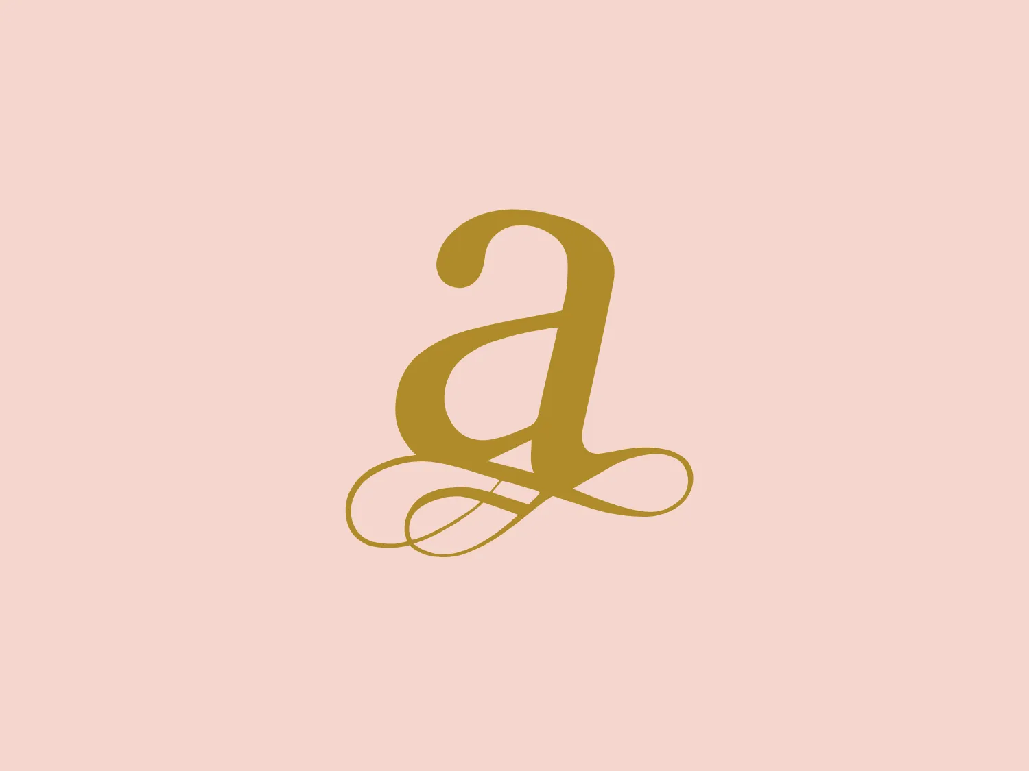 The Admira Guitars logo presents a stylized lowercase letter "a" with a golden hue. It features a continuous, flowing design that resembles a ribbon or calligraphic stroke, creating an elegant and artistic feel. Its smooth curves loop around at the base, adding a sense of motion and fluidity. The color of the logo has a gradient effect, giving it a sense of depth and sophistication, while the thinness of the lines contributes to its delicate and refined appearance. A background that complements this logo without overwhelming its subtle nuances would be a soft, muted shade.