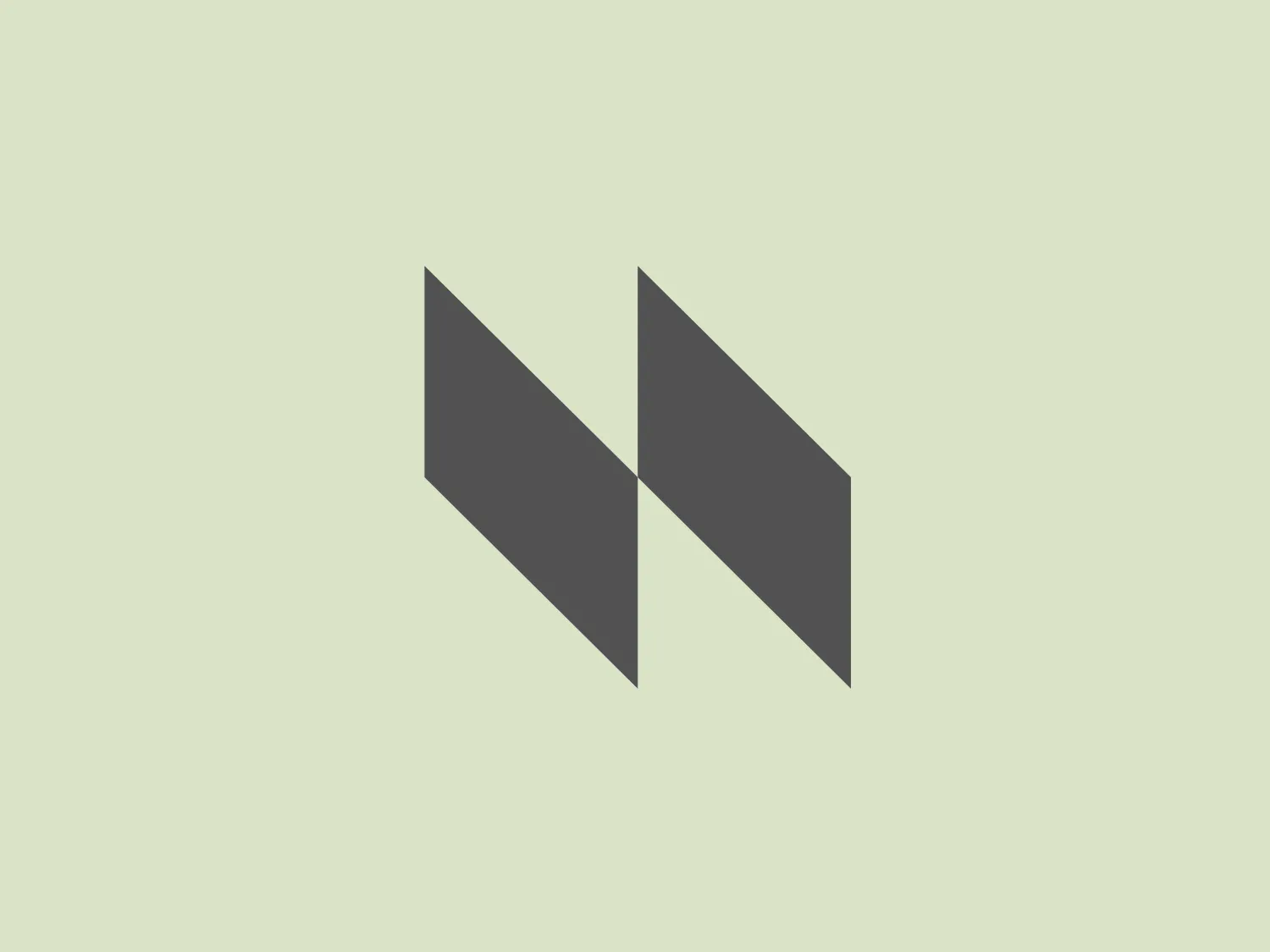 The NielsenIQ logo comprises two symmetrical, elongated pentagonal shapes forming an abstract letter "M" or "W." Its simple, modern design with sharp angles and a flat, two-dimensional appearance is in a vibrant, eye-catching green color that provides a striking contrast and can stand out on various backgrounds. The logo projects a sense of dynamism, progress, and forward-thinking.