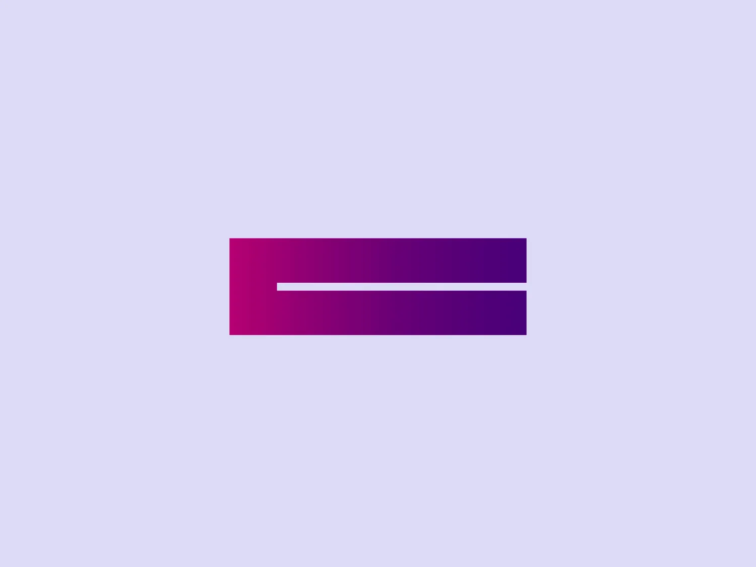The Cyxtera logo is a simple and modern design, consisting of three horizontal bars with varying lengths, arranged in a stack with the shortest on top and the longest on the bottom. The color gradient transitions from a deep magenta on the top bar to a vibrant purple on the bottom, creating a bold and dynamic effect. There are no other embellishments or text, giving the logo a clean, minimalist aesthetic. This logo would stand out nicely against a background that complements its simplicity and color scheme.