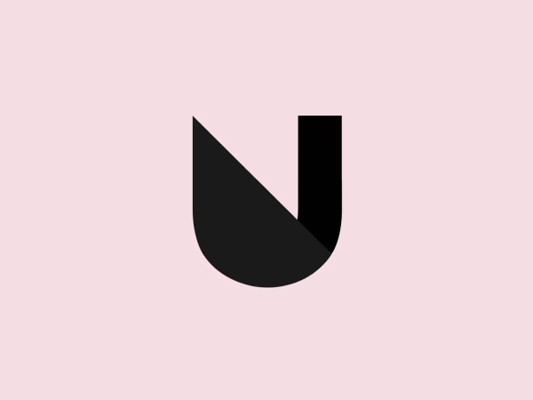 Something we like about the Utrecht logo is its sleek and modern design, with a stylized letter 'J' created using bold, geometric shapes.