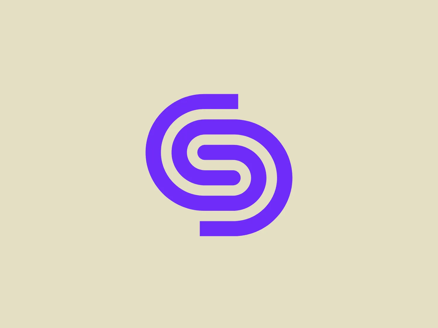 The Superlink logo is a stylized letter 'S' with a contemporary, flowing design that suggests movement and connectivity. It features a bold, uniform line that curves in on itself to form the shape of the 'S'. Visually, it resembles a streamlined, infinite loop, giving it an endless and dynamic quality. The color of the logo is a vibrant shade of purple, which contributes to its modern and energetic feel. The lines are smooth with rounded corners which adds to the fluidity of the design.