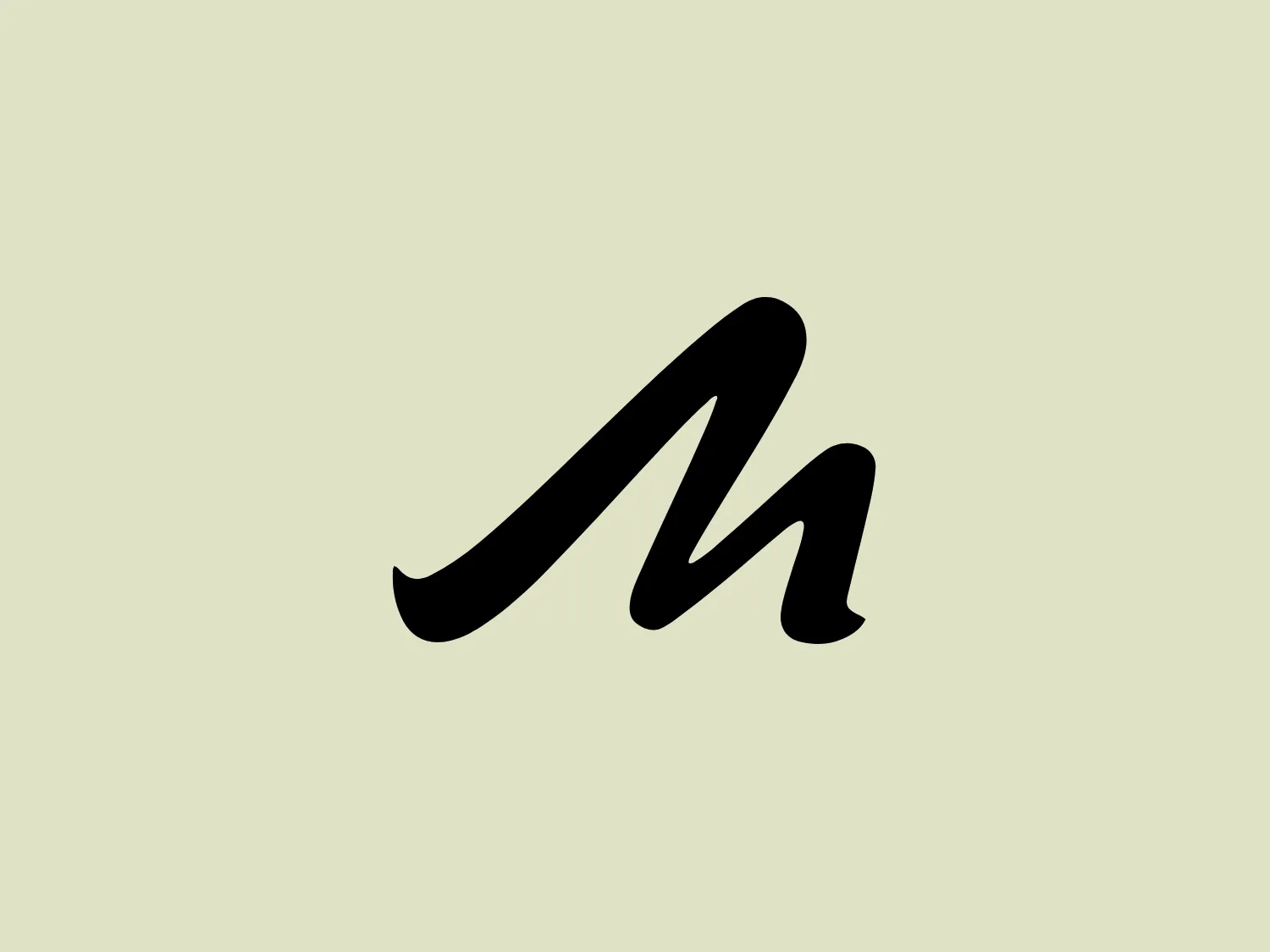 The Manhattan Cosmetics logo showcases a sleek, stylized letter "N" in a striking black hue. Its smooth curves and dynamic flow exude elegance and sophistication reminiscent of a fluid ribbon. With delicate, tapering ends, the design embodies grace and modernity, ensuring versatility and readability.