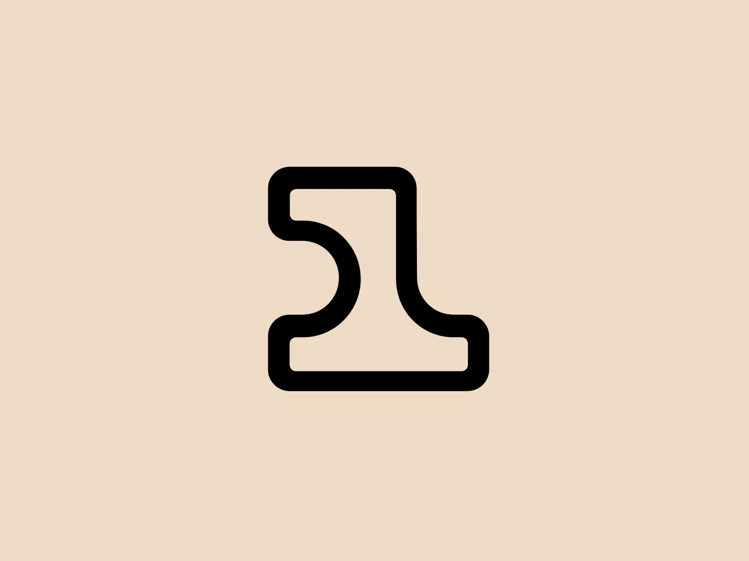 The Leolux logo is a stylized, abstract representation consisting of bold, black lines with a slight curvature, giving it a dynamic appearance. Its minimalistic design features a thick, uniform stroke width, creating a silhouette that resembles a chess piece, namely a knight, or a stylized letter from a non-Latin alphabet. The simplicity of the logo lends it a modern and versatile aesthetic that would adapt well across various branding materials. For a logo with such a stark and simple design, a neutral and unobtrusive background color would complement it nicely.