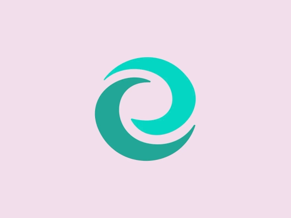 Here's what we like: The Eversports logo showcases a modern and minimalistic design with interlocking swirled shapes that convey innovation and fluidity.