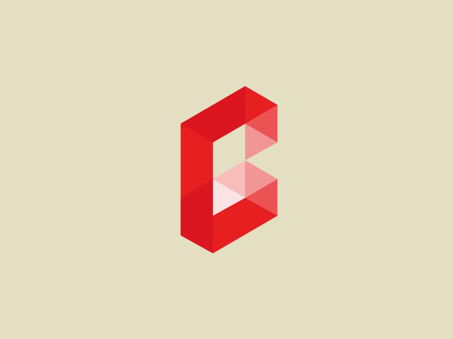 The logo for Blade UI Kit showcases a three-dimensional letter "B" with a vibrant red color palette, creating the impression of various shades due to lighting and shading effects, resulting in a modern, minimalist design that conveys a digital or technological vibe.
