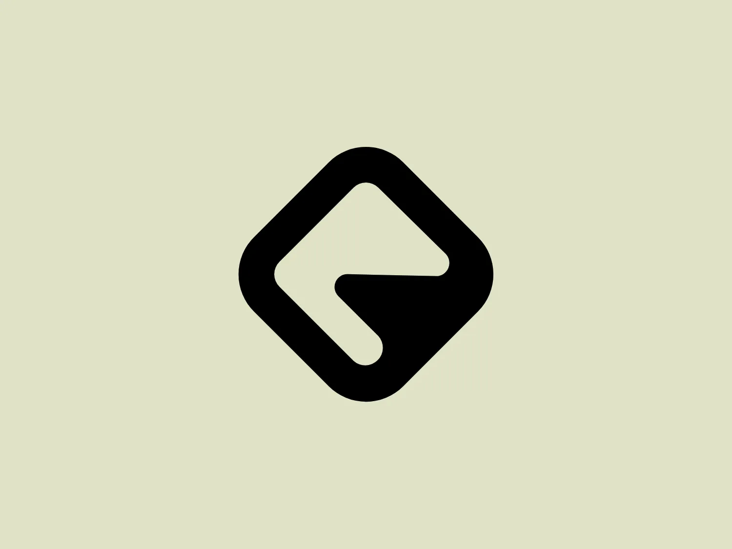 The logo for Egle displays a bold, modern design with a black tilted square enclosing a stylized, white arrow pointing upwards and to the right. The arrow's dynamic, fluid shape conveys motion and progress. The monochromatic color palette of black and white creates a sleek and contemporary feel, with the white arrow standing out against the black backdrop for visual impact and recognizability.
