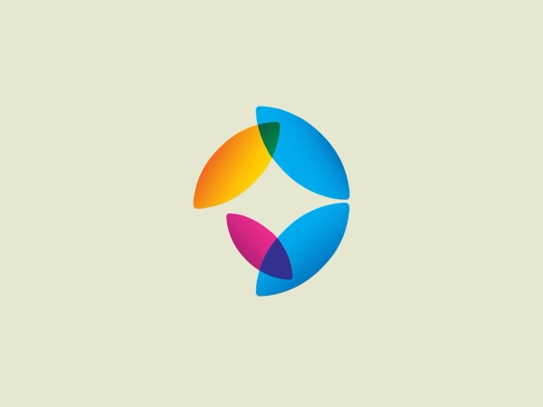 The Doherty Institute logo features a stylized circular formation composed of four overlapping teardrop shapes, with their points meeting in the center. Each teardrop has a vibrant gradient, transitioning from yellow (top), to green (top-right), to blue (bottom-right), and finally to pink (bottom-left). The design conveys a sense of unity and dynamic movement, with the overlapping elements creating a central area of blended colors that suggests collaboration or convergence. The color palette is bright and modern, giving the design an energetic and friendly feel.