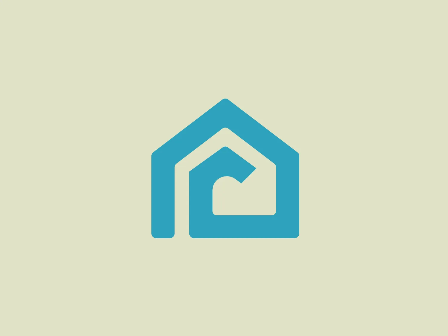 The Renuity logo presents a simple, abstract representation of a house with a smaller house-like shape inside it. The two-dimensional shapes are composed of clean lines and angles, conveying a sense of structure and stability. The logo utilizes shades of blue, suggesting trust, dependability, and professionalism. The design aesthetic is modern and minimalistic, with the use of negative space inside the larger house shape to create the impression of the smaller one, which offers an interesting twist on a common motif. The two elements together could symbolize a focus on community, shelter, or a company that builds on the concept of home within a home.