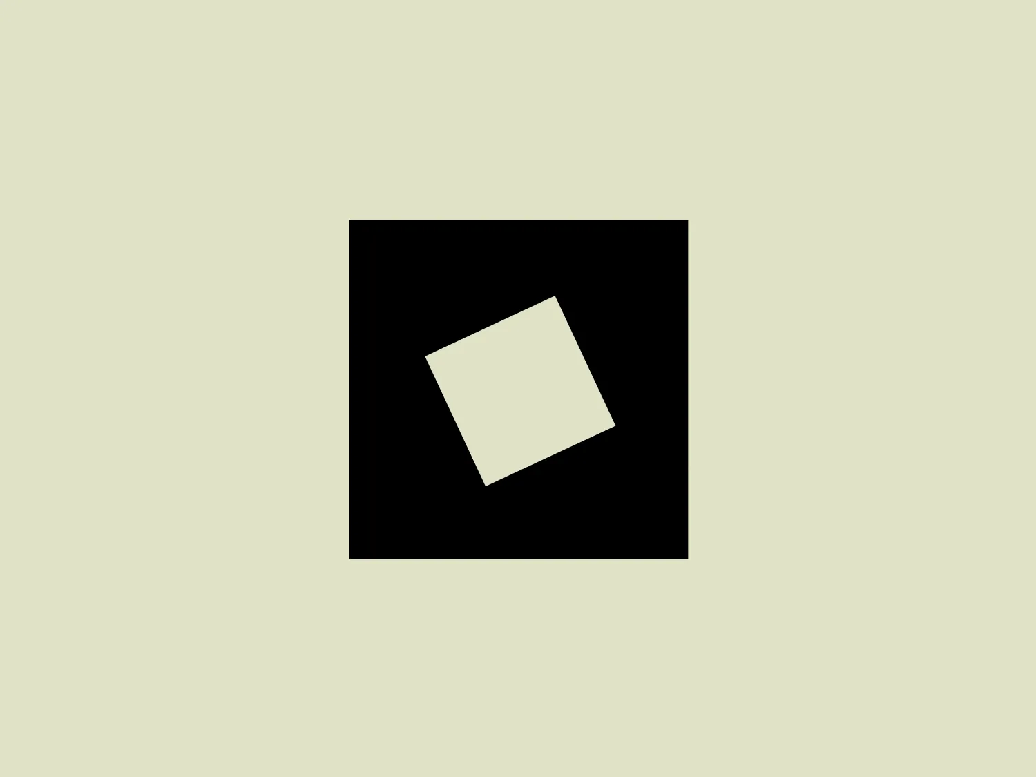 The Offdigit logo features a simple and modern design with a white diamond shape rotated at a 45-degree angle, creating a sense of dynamic movement or balance. Positioned on a solid black square background, the stark contrast accentuates the logo's minimalistic geometry. The two-tone, black and white color scheme provides a versatile and timeless quality, maintaining a sharp and professional appearance.