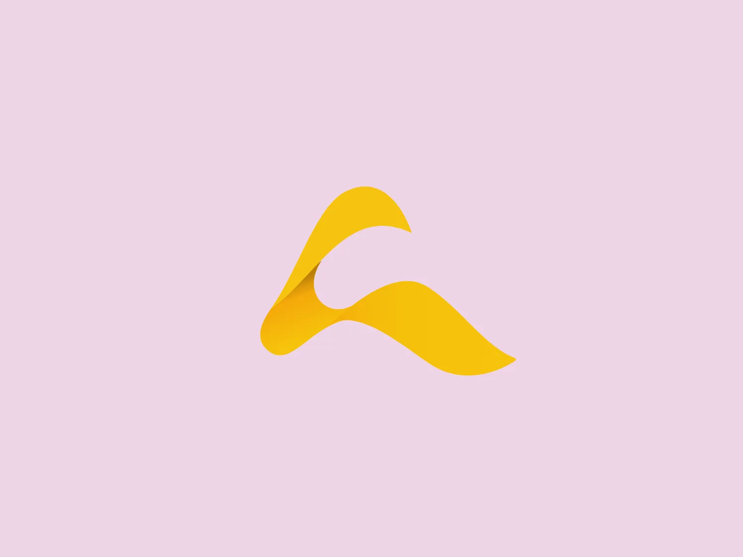 The Asirom logo is a minimalist abstract design featuring a smooth, flowing shape that exudes energy, optimism, and creativity through its vibrant yellow color. The fluid and modern design conveys movement and progression, with a harmonious balance between thick and thin elements, ensuring versatility across various platforms.