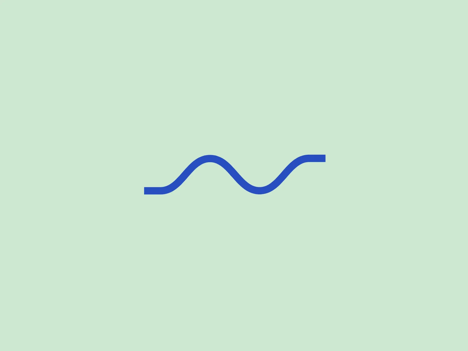 The Novo logo features a continuous, wavy line in a deep blue color resembling a sinusoidal wave or fluid motion. With a modern and minimalistic aesthetic, the design exudes a professional appearance with smooth curves and uniform thickness.