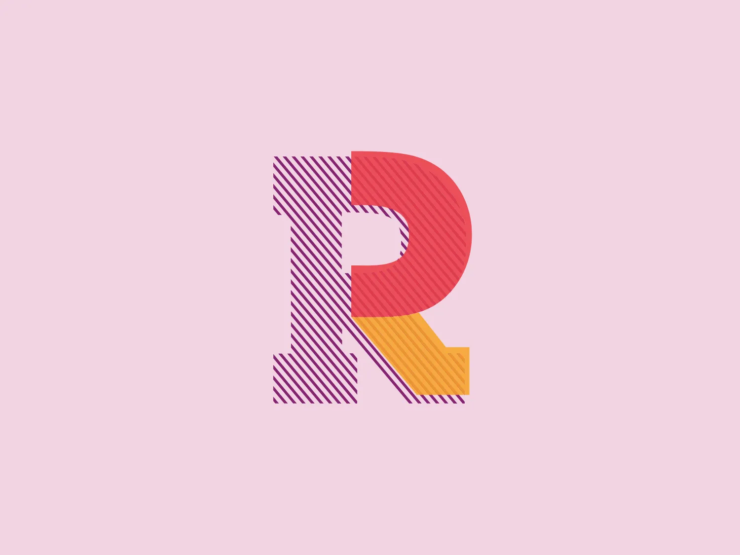 The Renaisi logo showcases a stylized, uppercase letter 'R' with a modern, geometric design. An energetic and contemporary feel is conveyed through the use of diagonal parallel lines, a warm red tone on the top part of the 'R', and a vibrant yellow gradient on the leg of the 'R', providing depth and movement. The logo is clean and minimalistic, yet playful, blending lines and color transition.