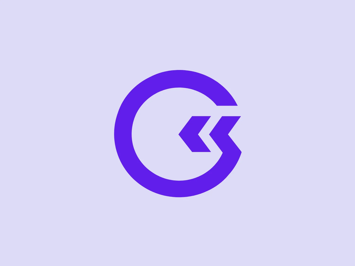 The GoMining logo showcases a bold, modern, and vibrant stylized letter "G" created from geometric shapes. The design features a large purple circle with a gap, from which an arrow-like figure extends inward, forming a partial letter "G". The design exudes a sense of communication and direction, with a dynamic and tech-savvy feel.
