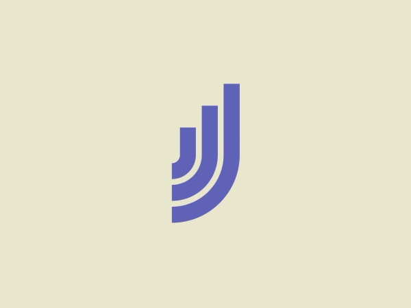 What catches our eye is the modern and sleek Jet Investment logo, with three curved lines forming an abstract bird in flight, representing dynamism and progress. The gradient shades of purple add depth and movement, reflecting creativity and wisdom.