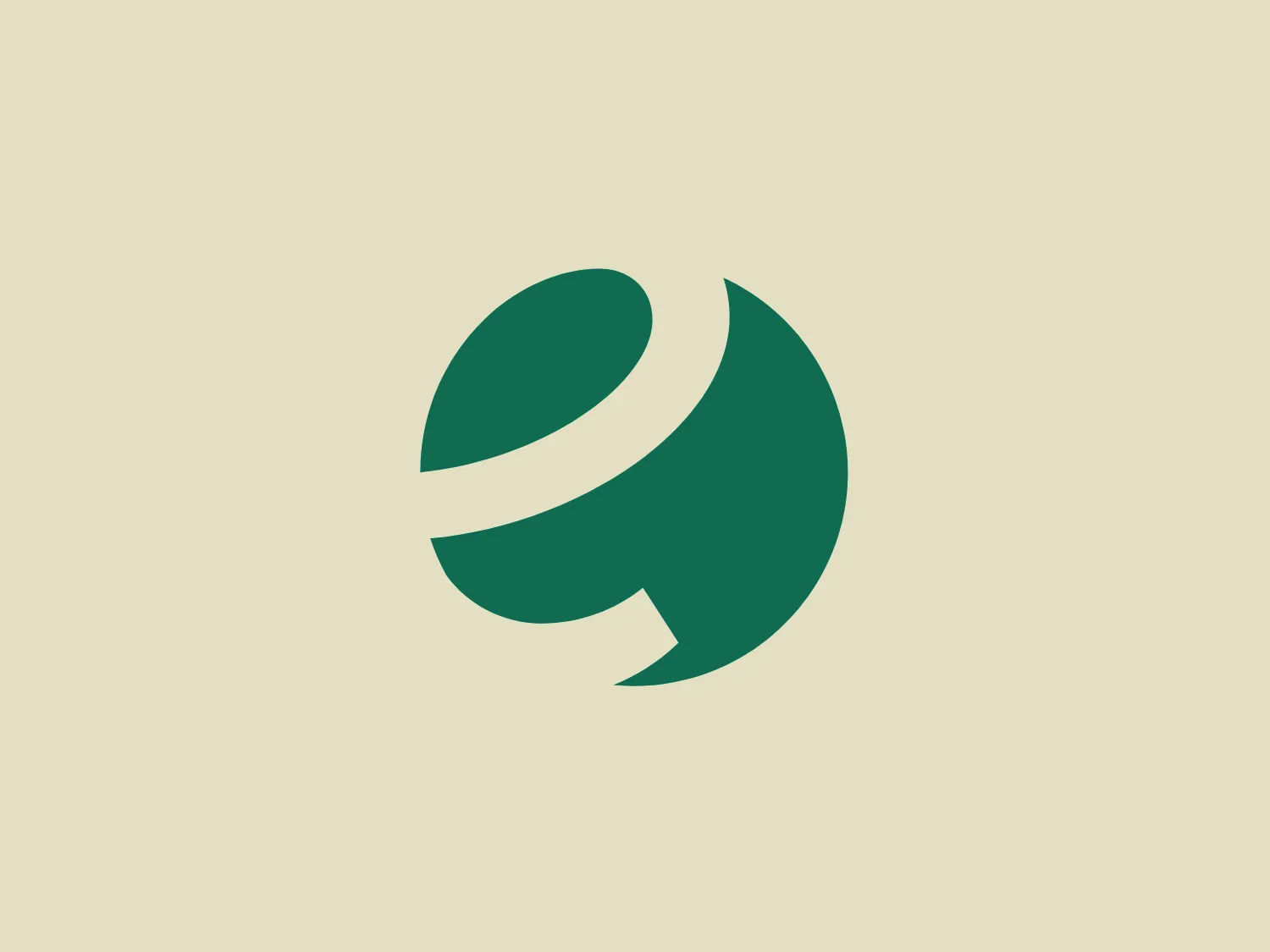 The logo for Eldorado Gold features an abstract, circular design with three green curved shapes or leaves converging to suggest dynamic motion and organic growth. The curves are elegantly separated by white negative space giving the impression of a spinning globe or a plant in motion. The design evokes themes of nature, sustainability, and renewal, with the deep green color symbolizing growth, harmony, and freshness.