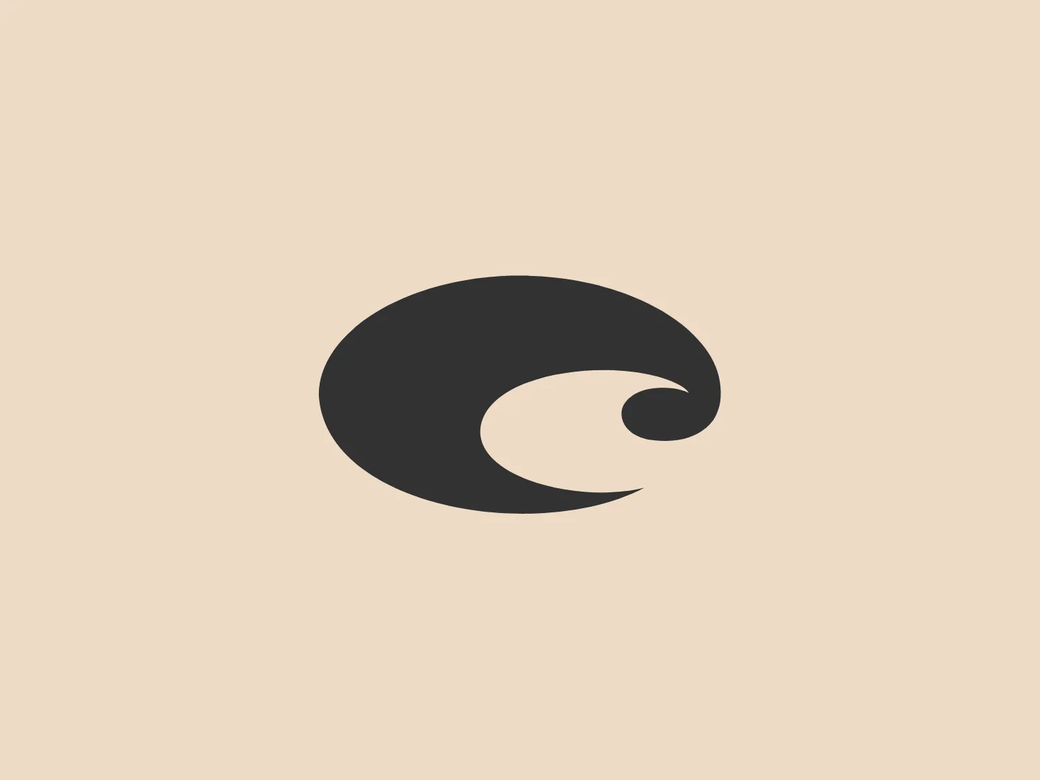 The Costa del mar logo showcases a modern, simplistic design featuring a stylized blue shape resembling a wave or water droplet in motion. The main element is a single, solid color with smooth curves and a flowing, rounded tail, creating a dynamic and fluid appearance, conveying movement and transformation, potentially representing change or nature, specifically water. The vibrant shade of blue evokes freshness, cleanliness, or serenity, making the logo versatile and easily recognizable.