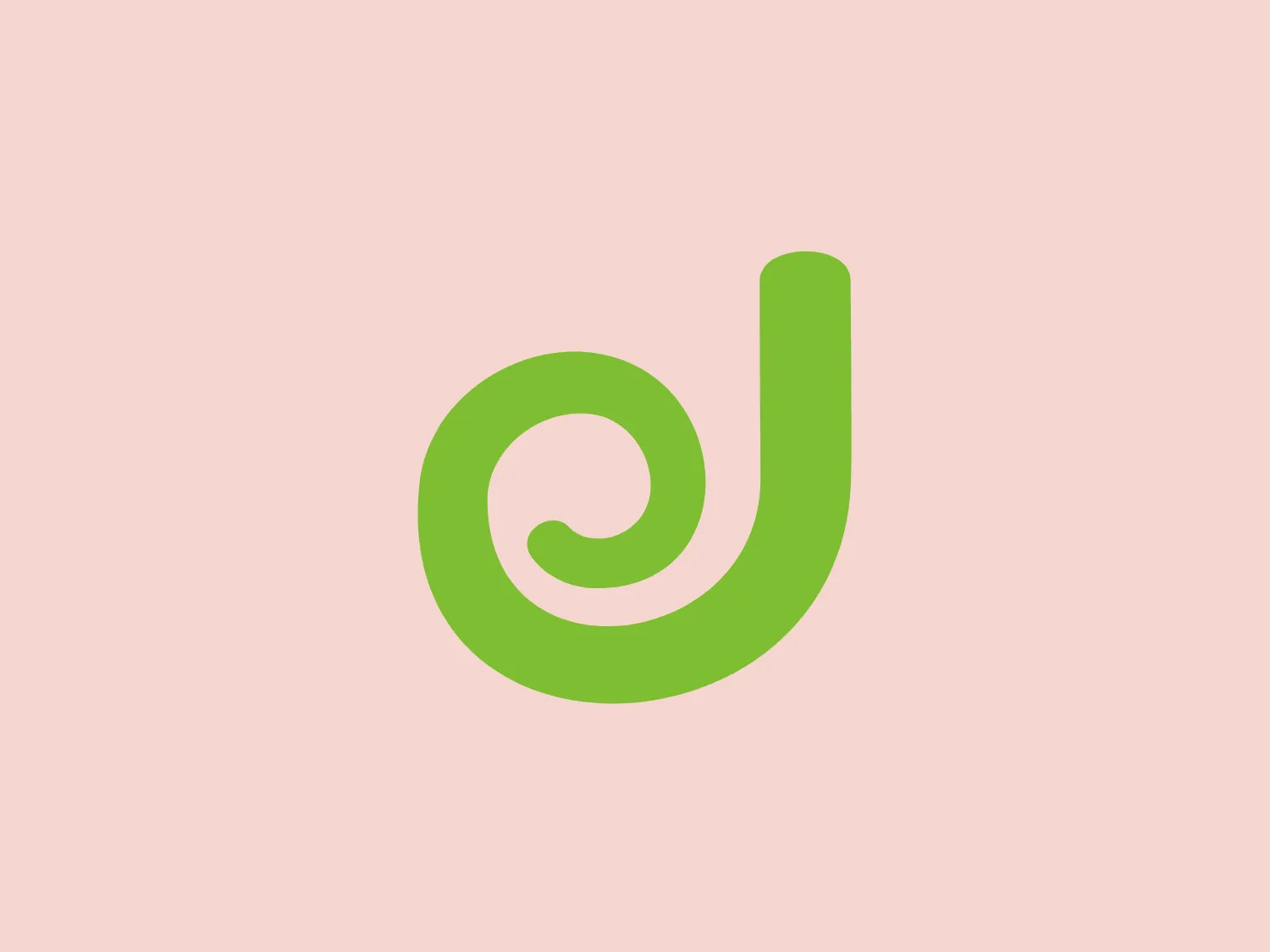 The logo for Jekoo features a stylized, lowercase letter "d" with a modern, minimalistic design. It combines a circular shape that spirals inward from the top, seamlessly transitioning into a vertical line that forms the straight part of the "d." The vibrant, flat green color of the logo suggests versatility and contemporary feel.