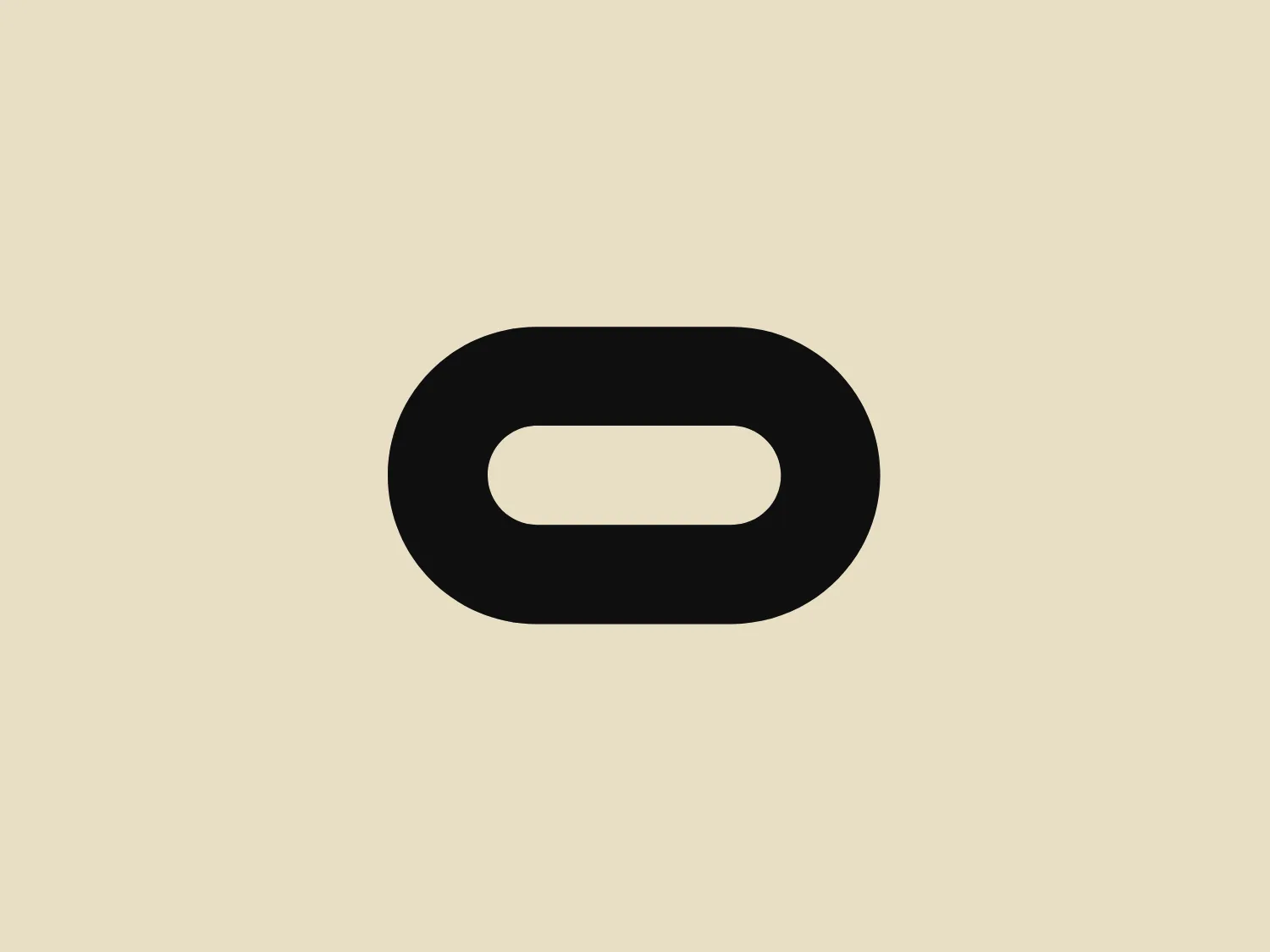 The Oculus logo is a simplistic and modern design featuring a solid black ellipse with a gap in its center, creating an abstract letter "O". The design is flat with no gradients or shadows, giving it a clean and minimalist appearance. No additional elements or embellishments are present, ensuring the logo's versatility and scalability for various applications. The use of negative space to imply a letter is a clever touch that adds a level of sophistication to the overall design.