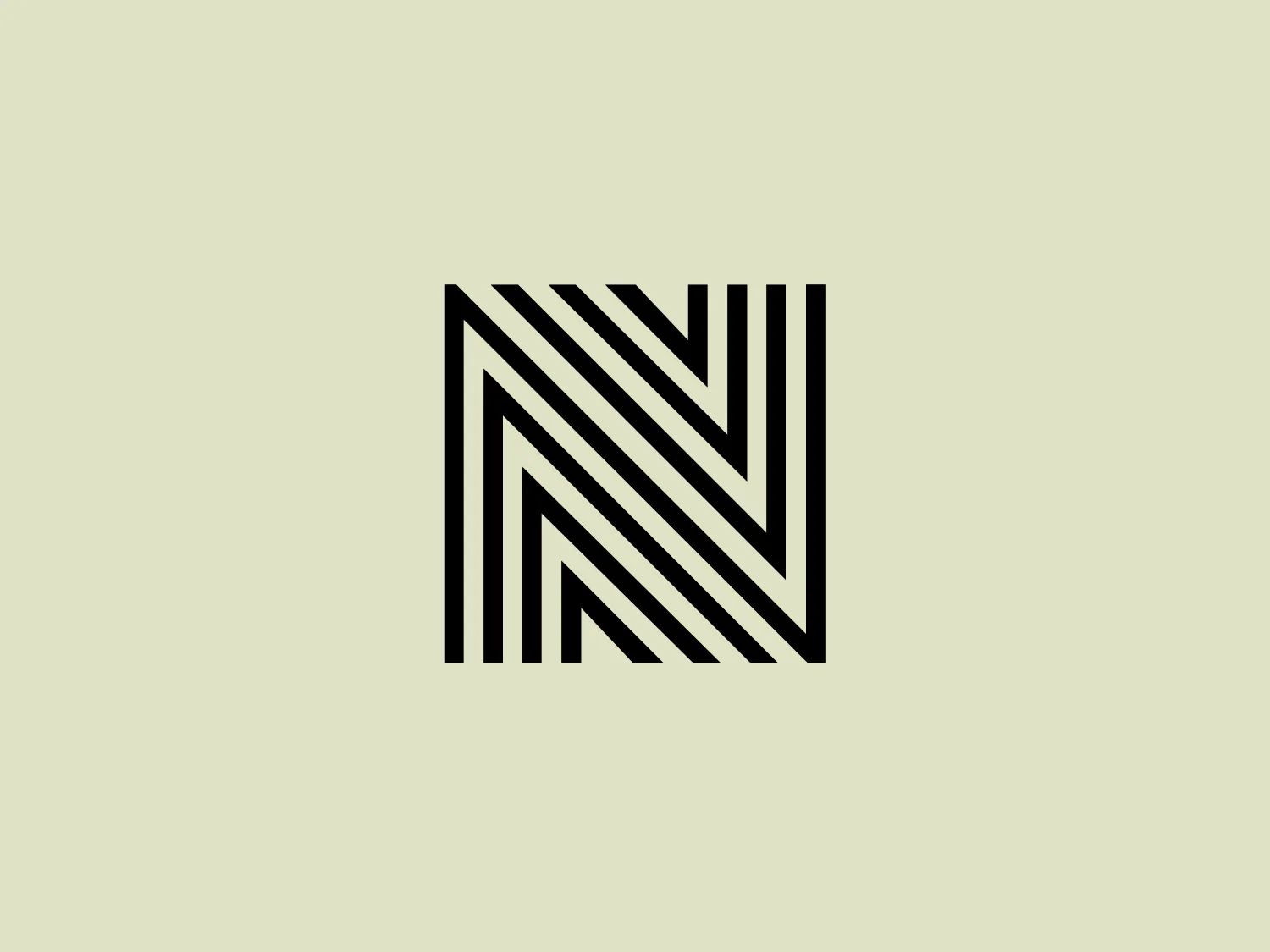 The Nabarro logo is a stylized, abstract design consisting of black, bold, diagonal and vertical lines that form interconnected or overlapping geometric shapes. The modern and minimalist aesthetic features a monochrome color scheme, emphasizing high contrast and negative space. The dynamic and forward-moving visual effect creates an intricate and contemporary design that may represent initials or serve as an artistic graphic element without specific alphabetic reference.