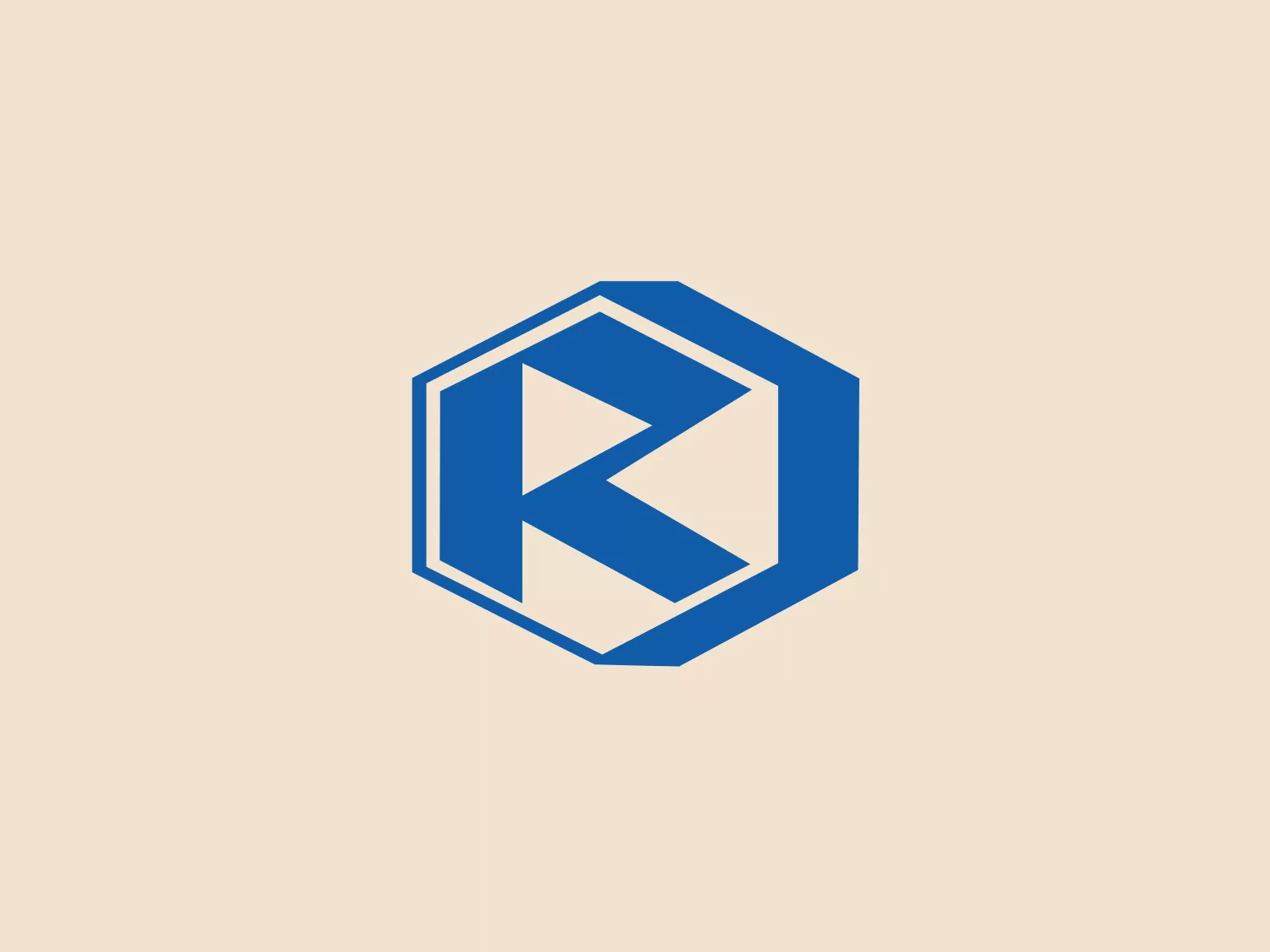 The Remeza logo showcases a stylized, uppercase 'R' enclosed within a hexagonal frame, exuding a modern and geometric aesthetic with clean lines and sharp angles. The solid, bold blue color is infused with a gradient, creating a three-dimensional effect and adding depth to the logo. The design's simplicity allows for seamless scalability from large signage to small iconography.