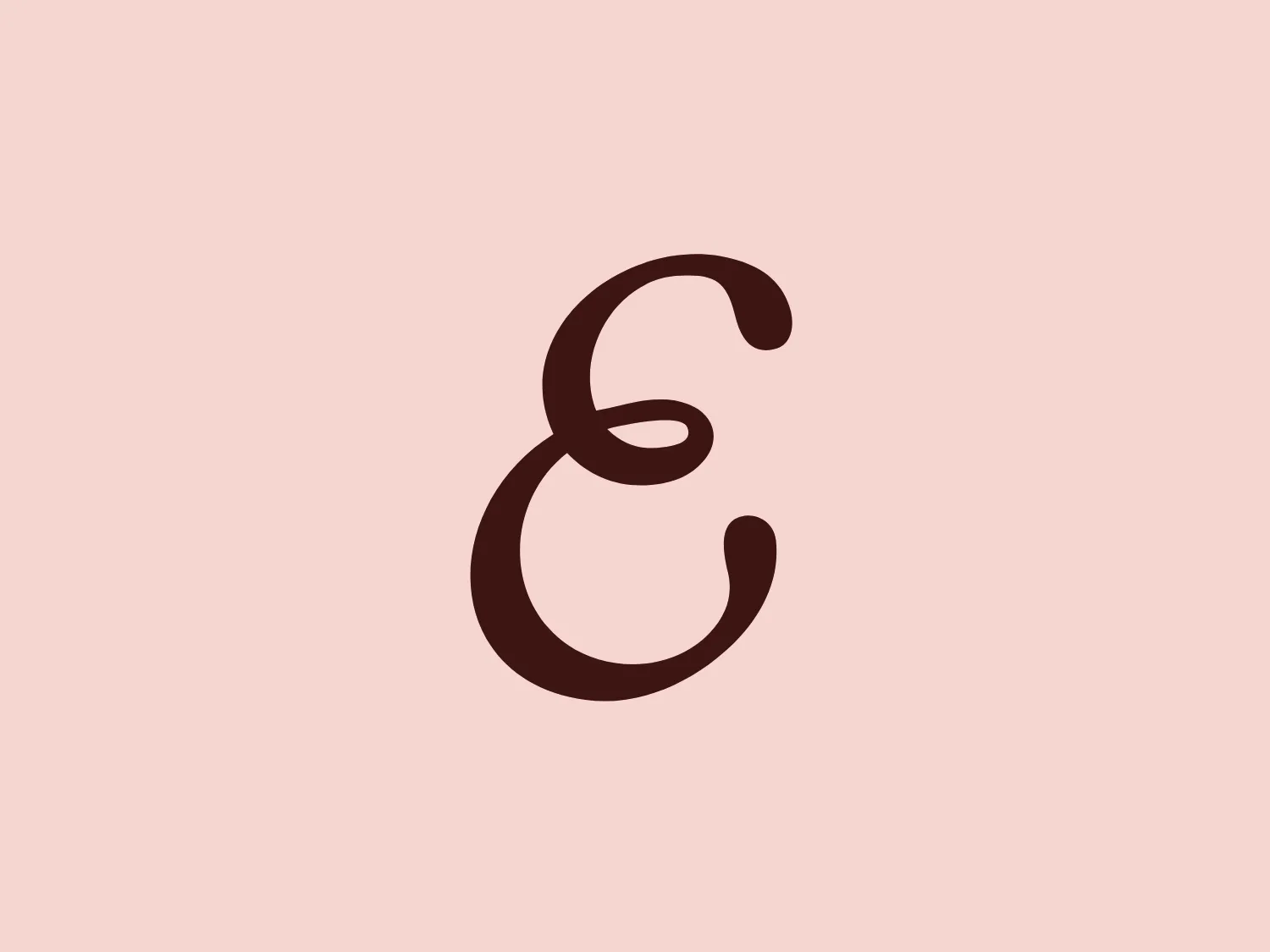 The Enalta logo is a minimalist and modern design, featuring a stylized letter "e" in a rich brown color. Composed of two curved lines that create the impression of the letter, the top curve resembles a backwards "c" while the bottom curve completes the "e" with an open-ended appearance. The logo exudes a sense of fluidity and elegance, with the use of negative space enhancing its contemporary feel.