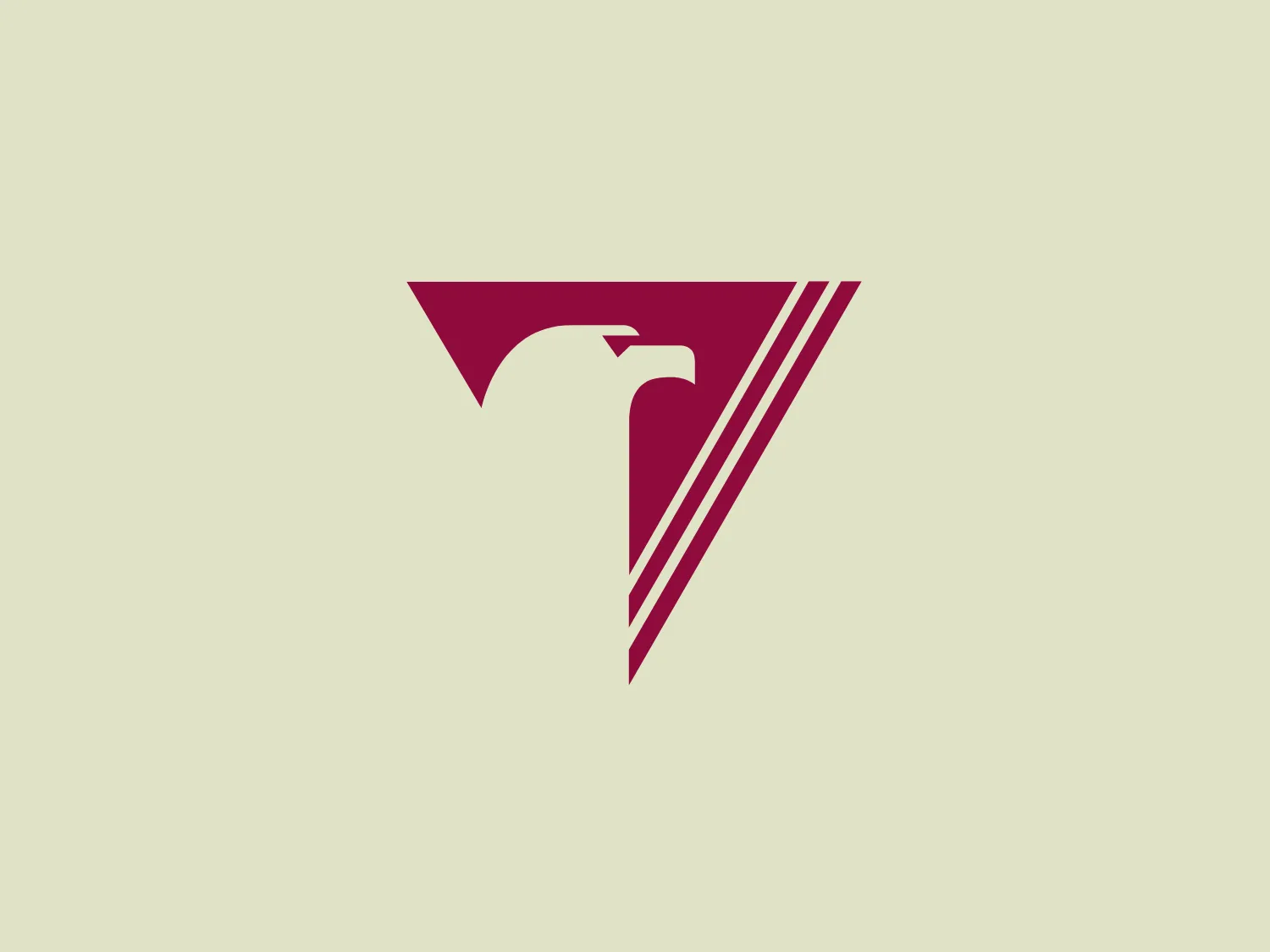 The 3V Tech logo is a stylized lettermark that combines the letters 'V' and 'T' using rich, deep maroon color. The design is modern and minimalist, with sharp angles and clean lines conveying a sense of precision and sophistication. The solid fill of the 'V' and the striped pattern on the right side add depth and texture to the logo.
