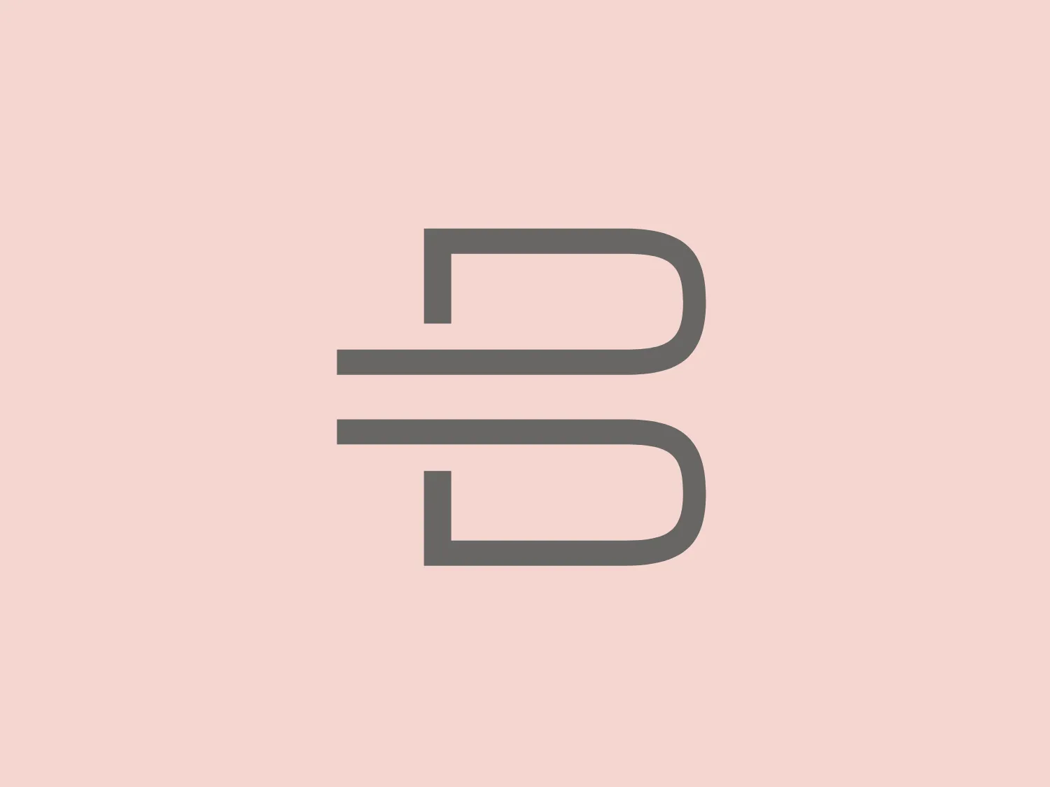 The Byton logo is a stylized monogram featuring two uppercase letters "B," one set atop the other, sharing the central vertical stroke. Its design is minimalistic, with clean lines and contemporary simplicity. The color is a solid, neutral grey, giving it a versatile and professional appeal. The sleek and unfussy aesthetic suggests a modern and possibly high-end corporate or personal brand identity.