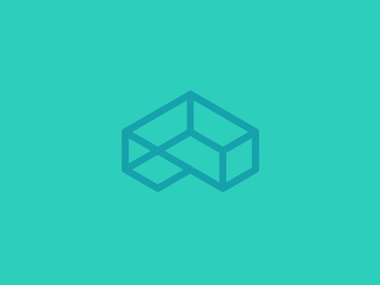The Arconic logo features a stylized geometric design resembling a three-dimensional cube. Comprised of interconnected lines with varying thickness, the design creates an optical illusion of depth and perspective. The bold teal color (#30D5C8) adds a modern and energetic touch, contributing to a minimalist and contemporary aesthetic. Clean lines and sharp angles convey precision and technological sophistication. The hexcode for the logo is #E9E5CF.