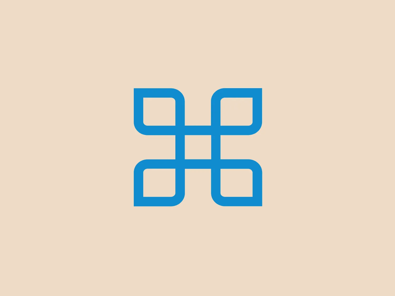 The PEX logo features a stylized, geometric design consisting of four identical, interconnected shapes that resemble a combination of squares and arrows. Each shape has a pointed extension on one side that seamlessly connects to the adjacent shape, creating a sense of unity and direction. The logo is rendered in a bright, blue color that is fresh and modern. The shapes form a symmetrical pattern that could be interpreted as a stylized flower or a propeller, implying motion or transformation. The clean lines and the solid color make the PEX logo bold and easily scalable for various uses.