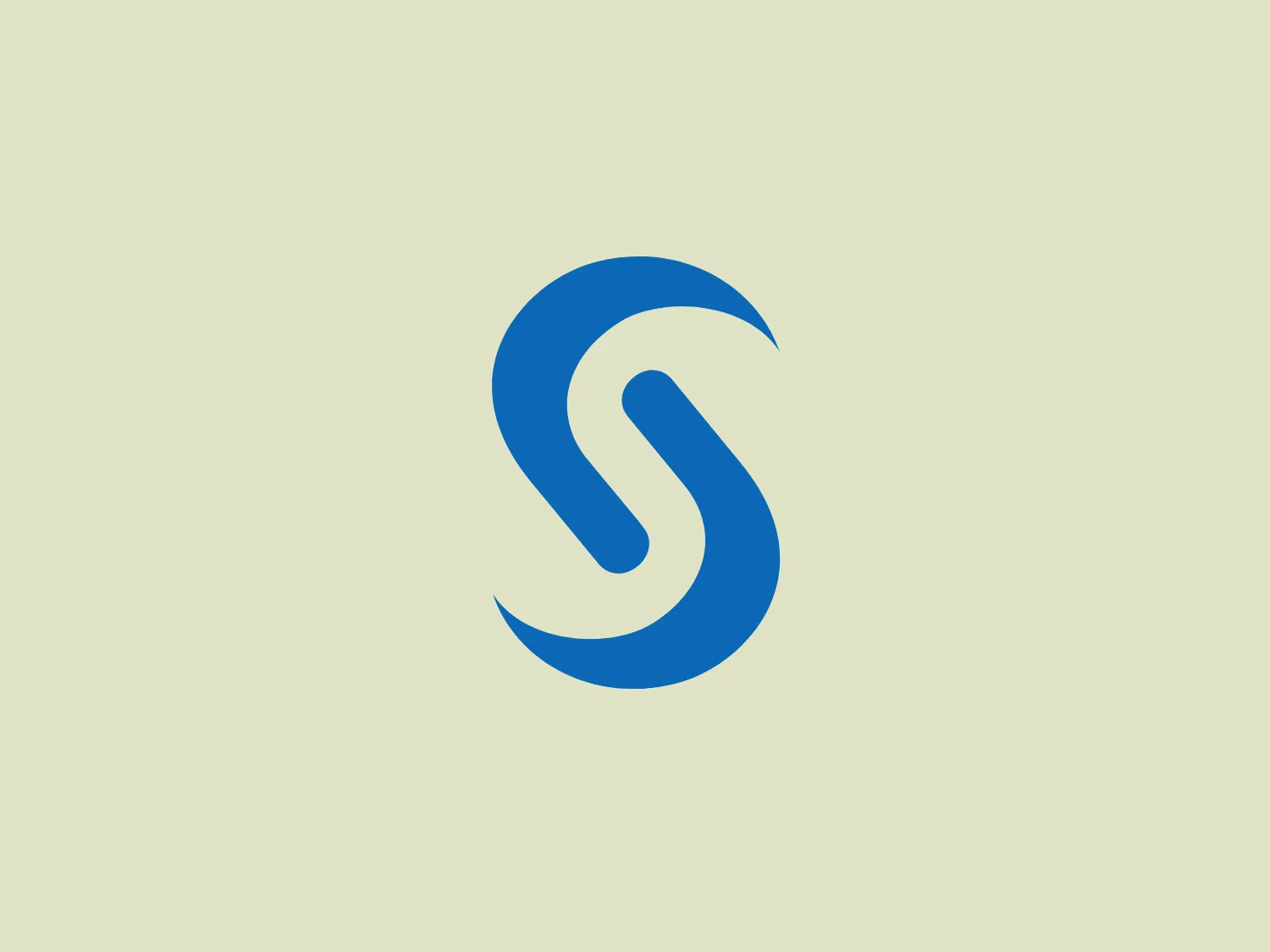 The logo presented is a stylized letter 'S' with a modern and fluid design, appearing as a single continuous stroke. It consists of two shades of blue: a darker tone on the left side, which creates a gradient effect as it transitions to a lighter blue on the right, giving the logo a dynamic and three-dimensional appearance. The overall aesthetic is sleek and minimalistic, suitable for a contemporary brand or tech company. The curves of the 'S' are smooth and the ends taper off sharply, suggesting speed and efficiency.