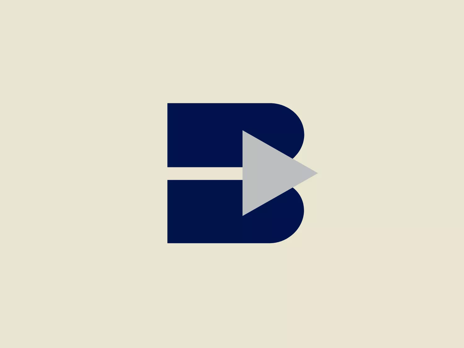 The Bidvest logo presents a modern and abstract design, featuring geometric shapes in a dark blue color palette. Consisting of a bold, uppercase letter 'B' that seamlessly integrates a stylized arrow pointing right within its negative space, the logo suggests movement, progression, or forward-thinking. The use of negative space is clever, and the overall design comes across as clean and professional. The rightward arrow is a lighter blue, creating a visually appealing contrast. The clean lines and the simplicity of the design allow for versatile usage across various media.