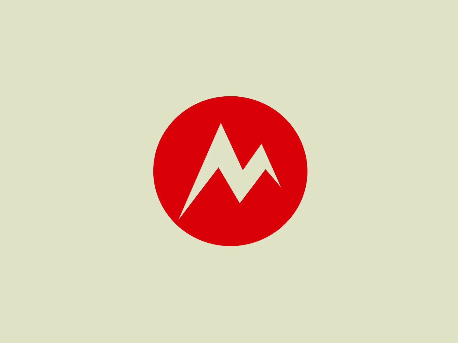 The logo for Marmot showcases a bold, red circular backdrop with a white lightning bolt or pulse line cutting across the center. The bolt follows a jagged, angular pattern, suggesting energy or activity. The contrasting red and white color scheme lends the logo a striking and noticeable appearance, indicative of power, electricity, or a dynamic service or product. Its minimalist style conveys a modern and sleek aesthetic.