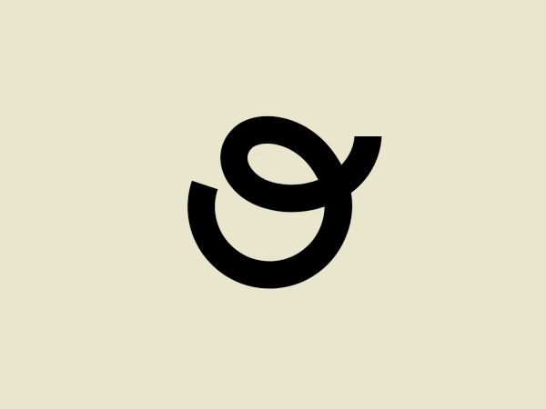 We like the sleek, continuous lines and playful twist in the "Outtt" logo's modern monochromatic design.