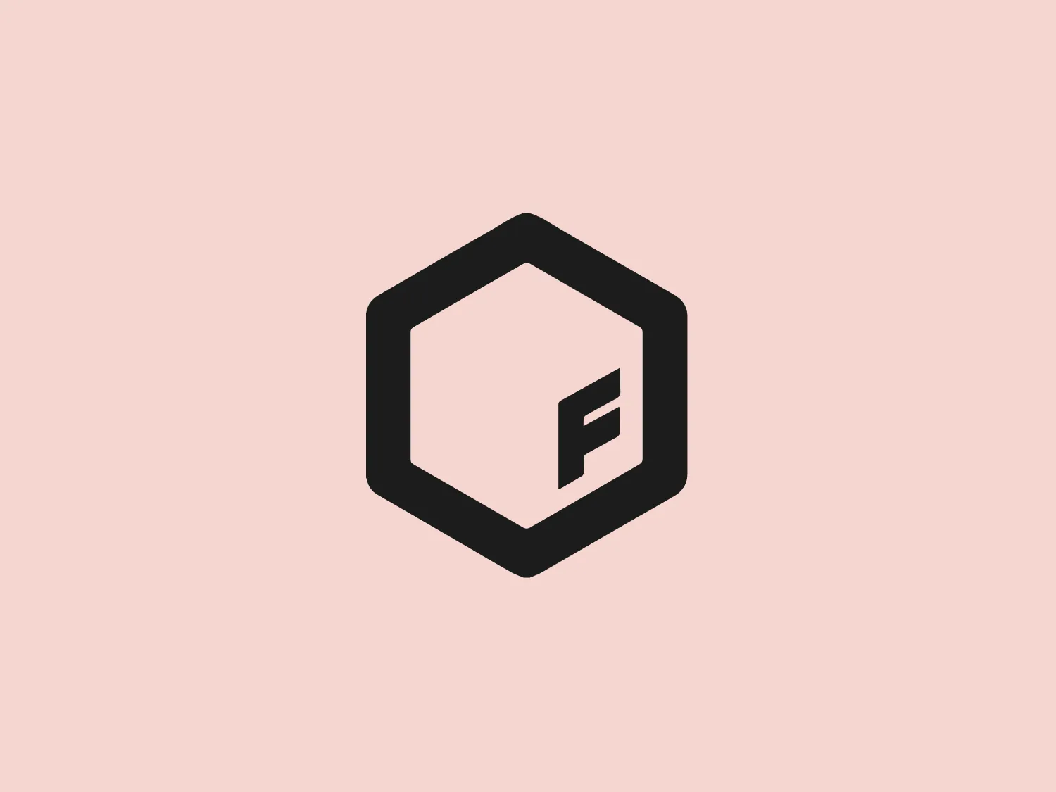 The Face Group logo features a stylized letter 'F' centered within a hexagonal shape. It has a bold, modern appearance, with the 'F' designed using clean, straight lines to give it a geometric and structured look. The hexagon border encapsulates the 'F' perfectly in a symmetric and balanced manner. The logo uses a strong, monochromatic red color for the symbol, which stands out and implies energy, passion, or strength. Given its bold simplicity, the logo conveys a sense of clarity, efficiency, and professionalism. Given the characteristics of the logo, a subtle and soft background color would complement it well.
