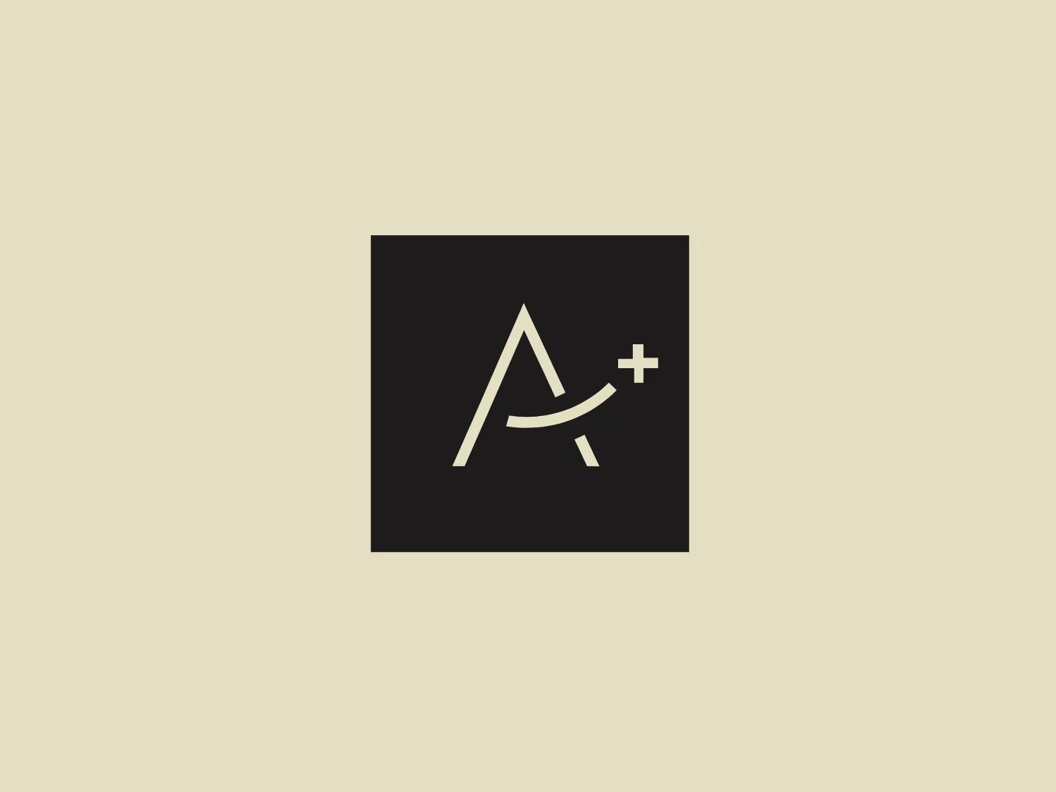 The AccessAbility Advantage logo features a sleek white "A" within a black square, with clean lines and a cutout suggesting forward motion. A small plus sign at the top right of the "A" signifies positivity or an additive concept. The minimalist and modern design with high contrast caters to a contemporary and sophisticated aesthetic.
