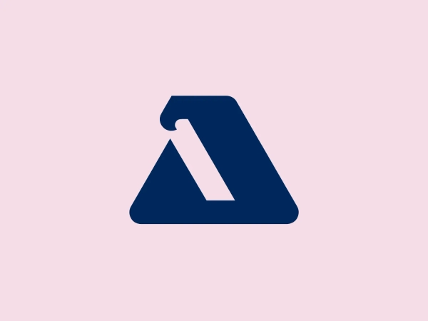 We like the simple and modern design of the Anato logo, with its abstract triangular shape and deep, solid blue color conveying professionalism and reliability.