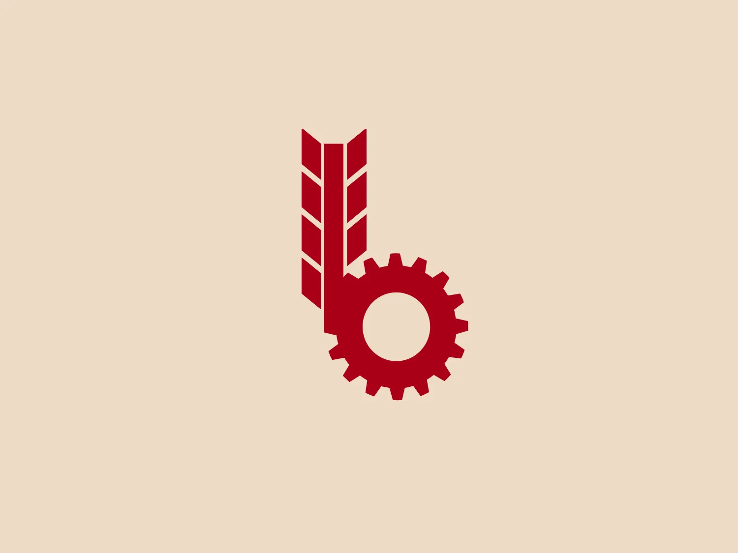 The Basak logo showcases a mix of mechanical and architectural elements in a striking red color. It incorporates a gear with evenly spaced teeth on the right, seamlessly merging into a set of parallel vertical lines on the left, reminiscent of skyscraper structures. The overall design is minimalist, exuding an industrial and constructed feel, possibly relevant to engineering, manufacturing, or building sectors. The clever use of negative space between the gear teeth and the building lines adds a dynamic touch. The bold red color suggests that a neutral background would complement the logo effectively.