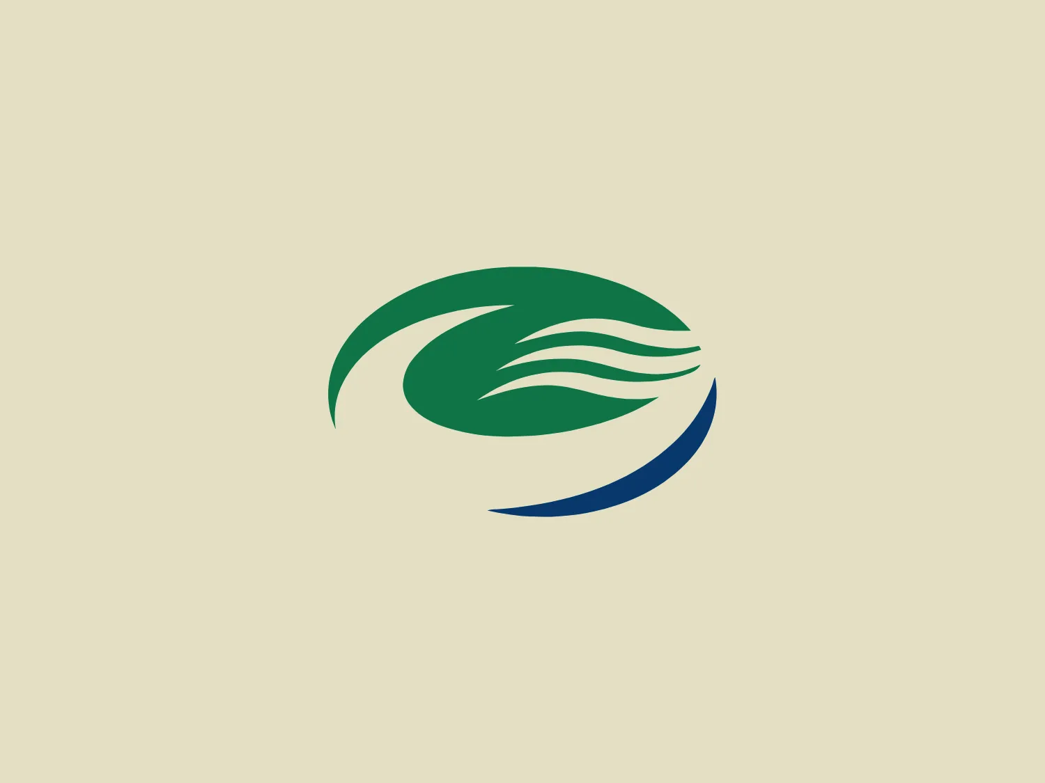 The City of Gatineau logo showcases a stylized circular design with dynamic curves, creating an illusion of movement. Three primary elements form a swirl and resemble feathers or leaves. The colors transition from deep green to dark blue, conveying a natural flow or growth. The design aesthetic is clean, modern, and suggests a connection to nature, freshness, or environmental themes, with a gradient that gives the design depth and dimensionality.