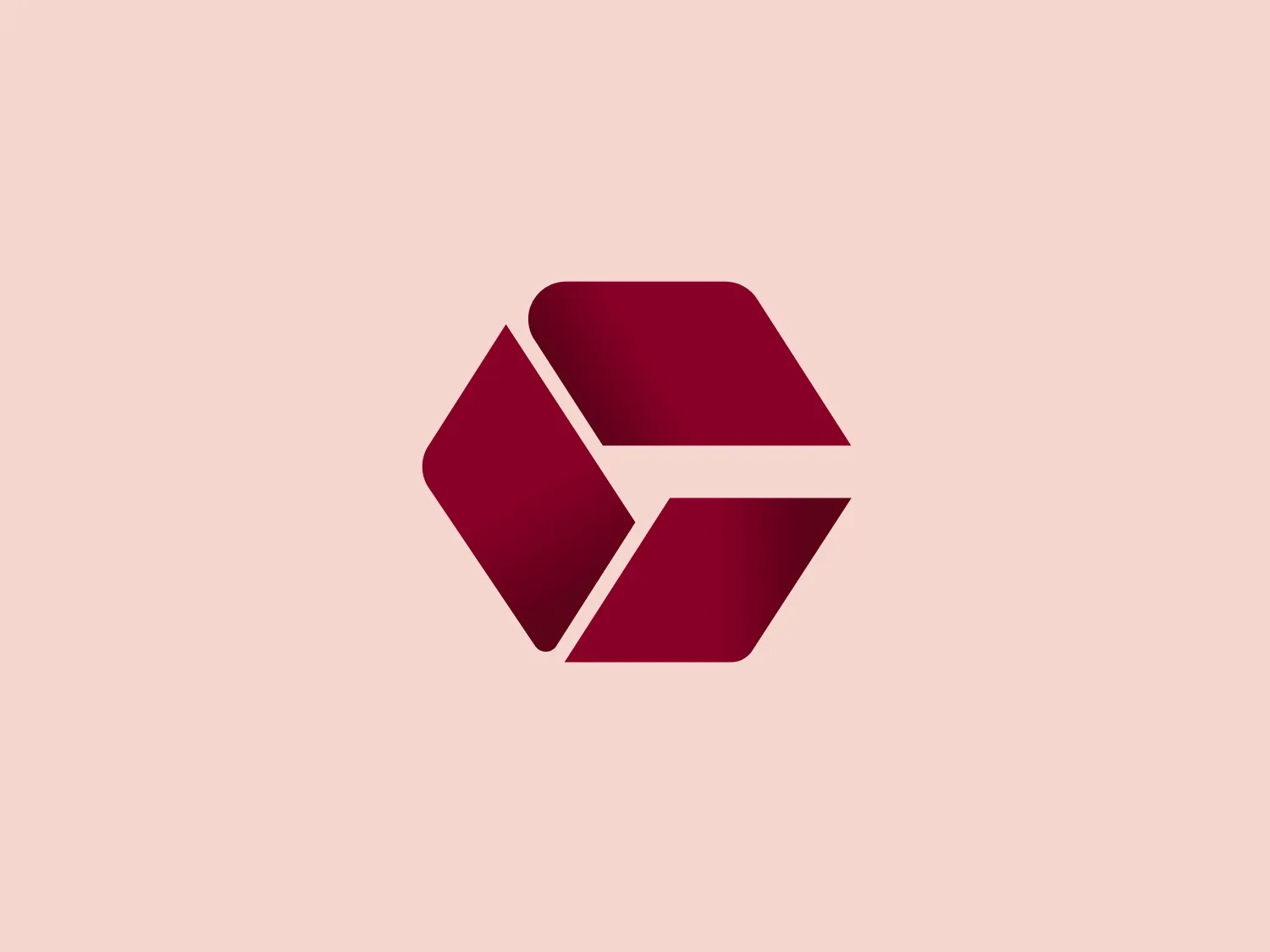 The logo for Can Metal is a stylized, geometric design made up of interconnected diamond or rhombus shapes that combine to form a larger hexagon-like figure. The deep maroon color exudes professionalism and sophistication. The interconnected shapes create a sense of cohesion and connectivity, while the minimalist design conveys stability and innovation.