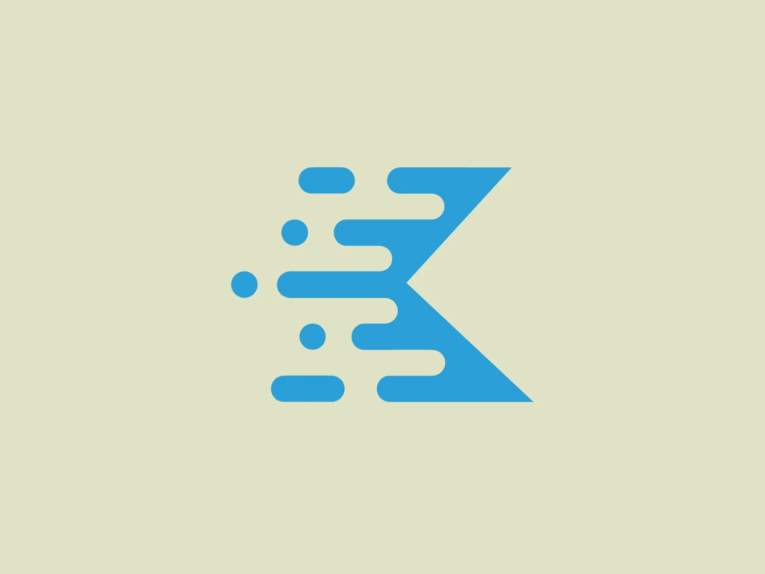 The Kadence WP logo showcases a stylized letter 'K' composed of two distinct elements. The primary structure of the 'K' is a solid, right-angled triangular form in a vivid shade of blue, which conveys stability and precision. The left side of the 'K' features eight blue dots arranged in a gradated pattern that dissipates towards the bottom, resembling pixels or digital data in motion. This design effectively merges ideas of technology and dynamism with a clean, modern aesthetic while evoking feelings of trust, efficiency, and communication often associated with tech brands.